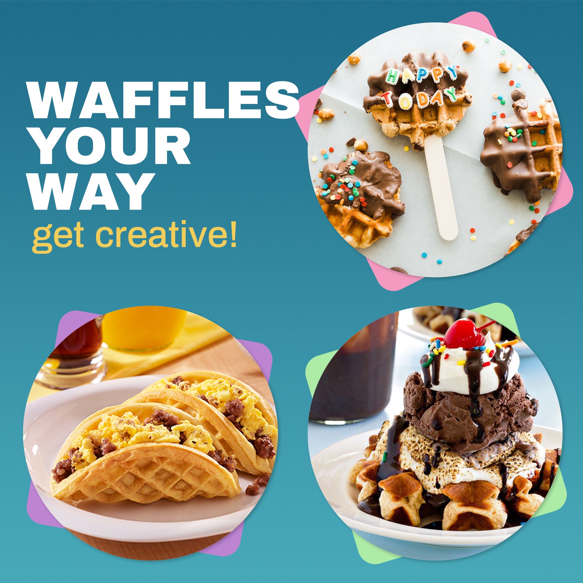 elite-gourmet-flip-waffeleisen-5-zoll-drehbar image 2