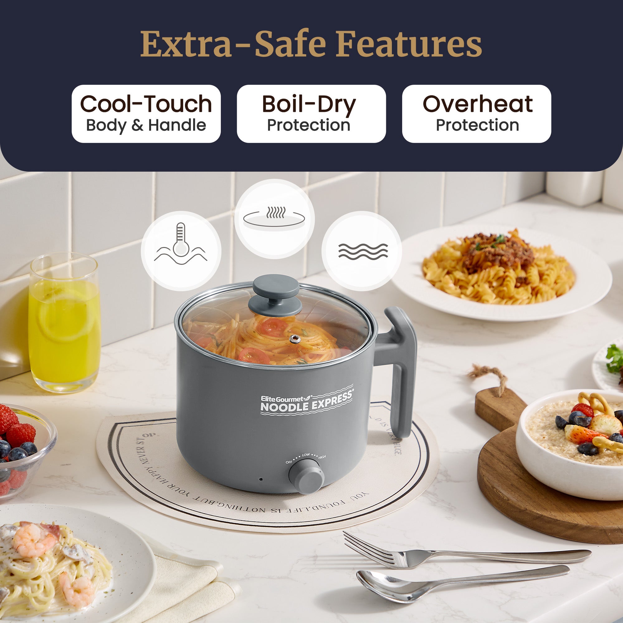 elite-gourmet-noodle-express-mini-hot-pot-edelstahl-1-25-qt image 6