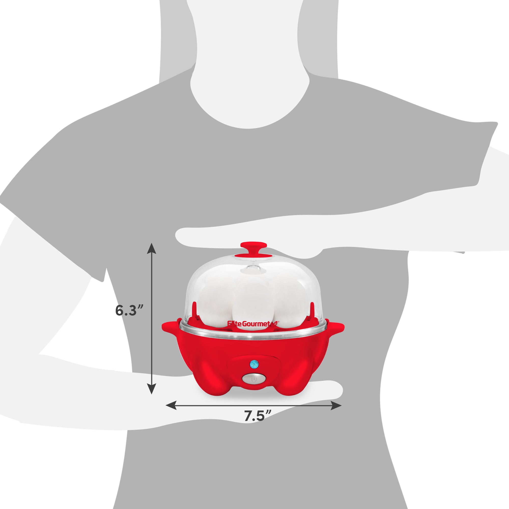 elite-gourmet-egg-cookers-eierkocher-7-eier-rot image 5