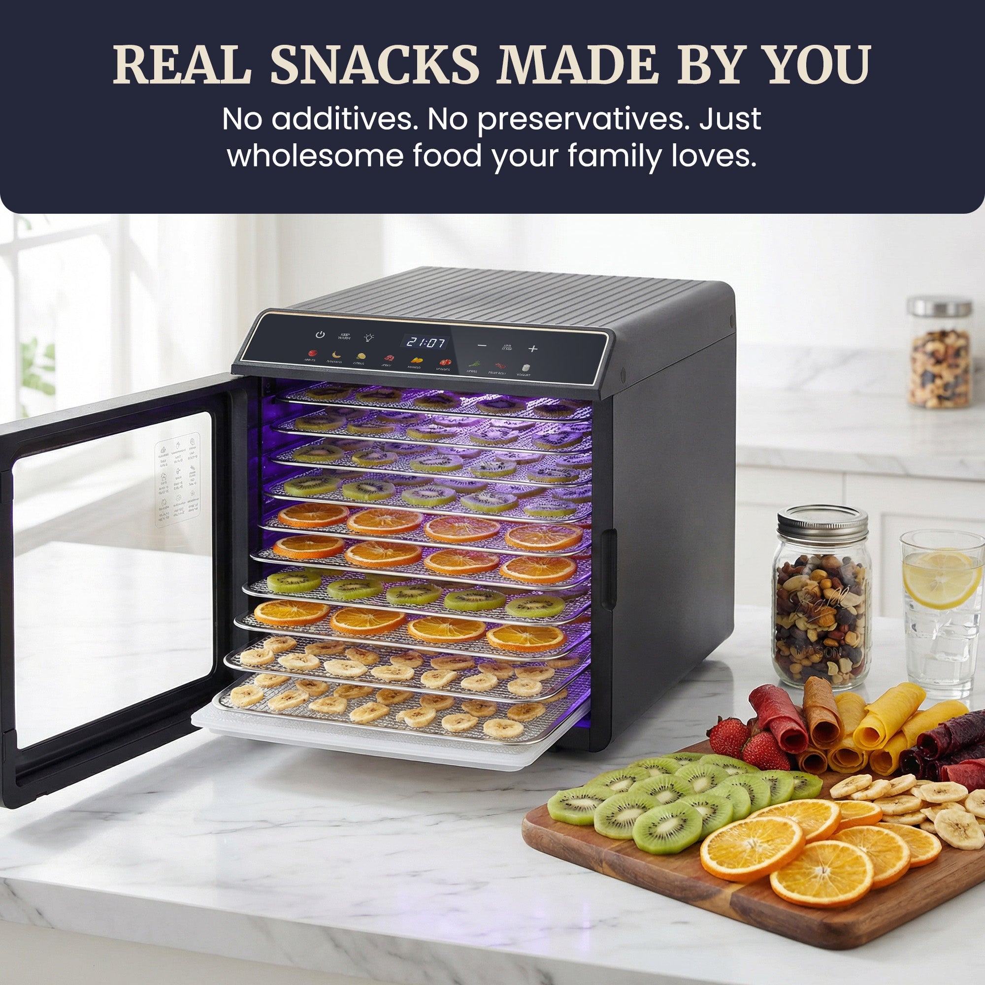 elite-gourmet-food-dehydrators-d-rrautomat-10-ebenen-digital image 7