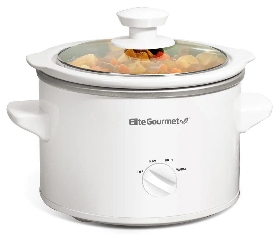 elite-gourmet-slow-cookers-1-5qt-slow-cooker-wei-mit-glasdeckel image 1
