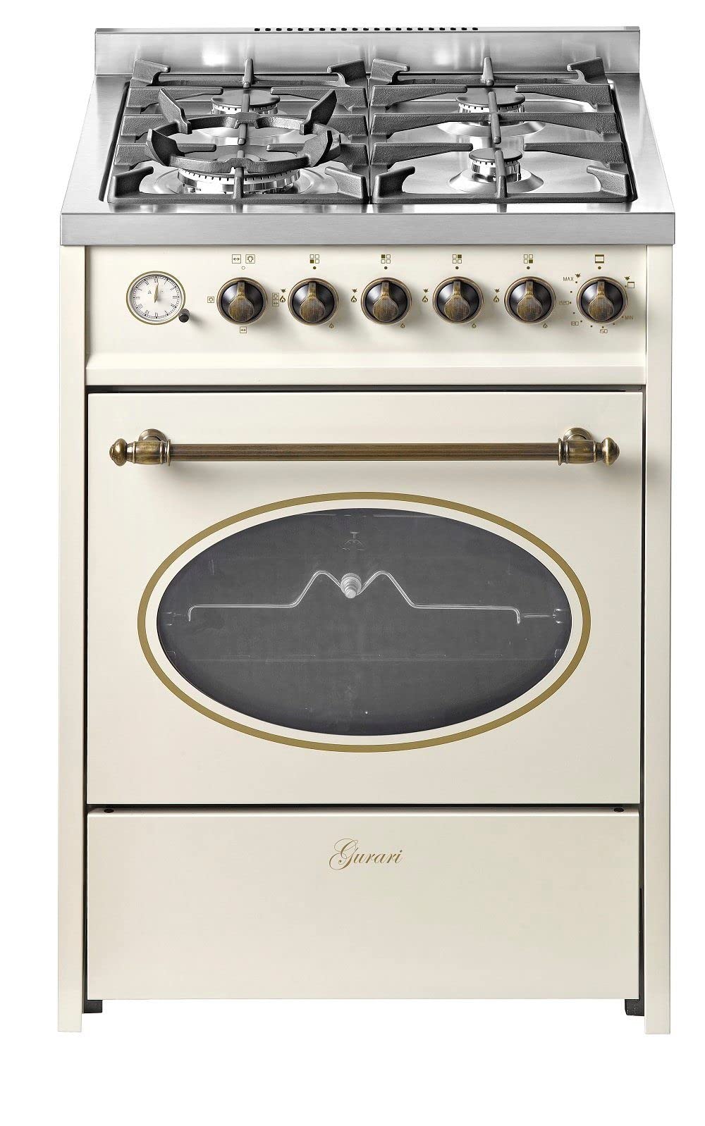 gurari-gch-g-614-cr-gasherd-60-cm-creme-mit-gasbackofen image 1
