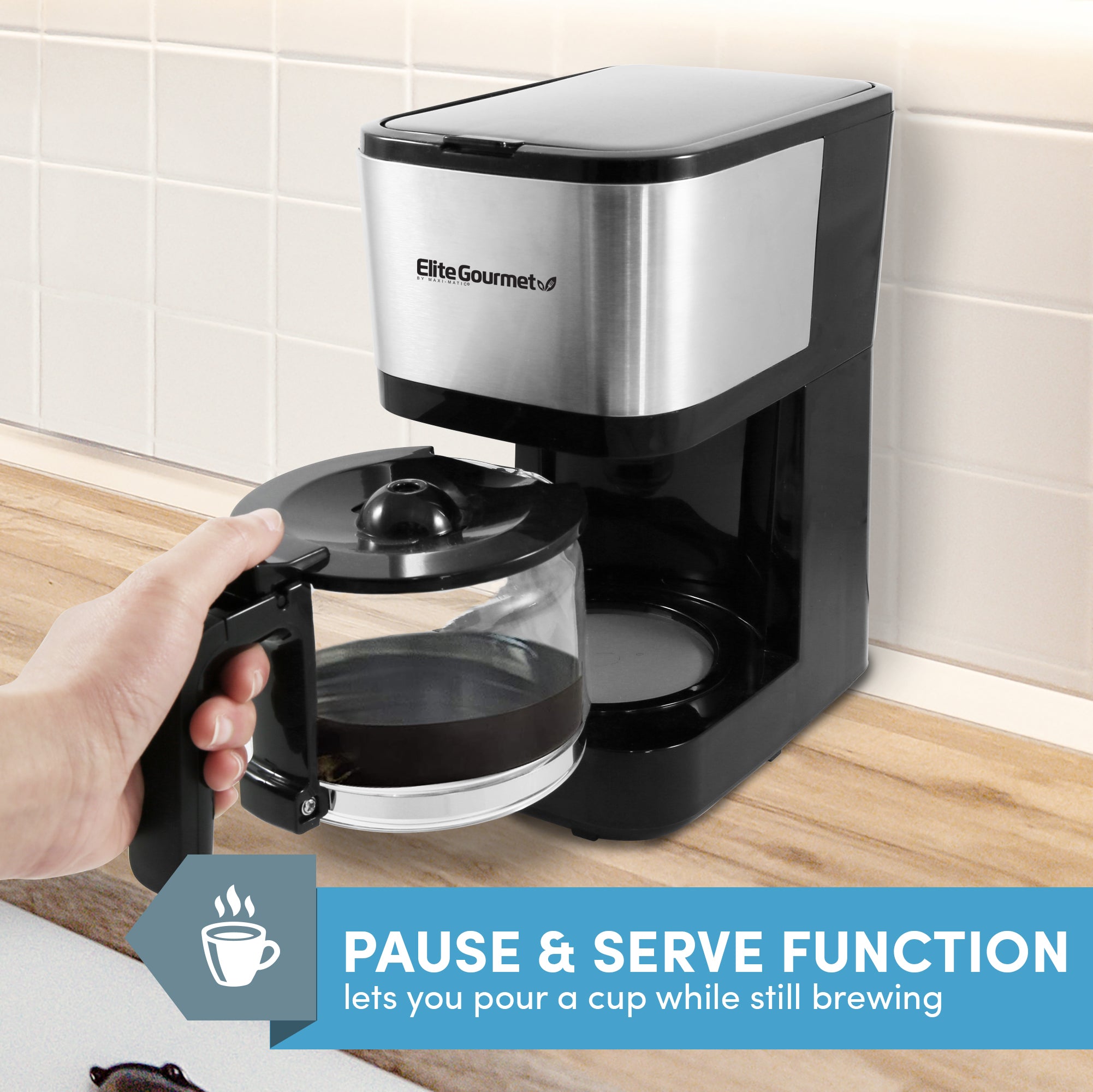 elite-gourmet-coffee-makers-filterkaffeemaschine-5-tassen-glas image 6