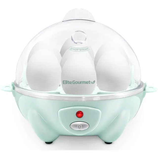 elite-gourmet-egg-cookers-7-egg-electric-cooker-eierkocher-dunkelgrau-7-eier image 1