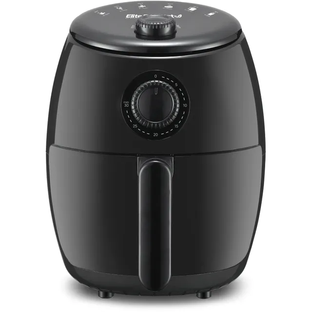 elite-gourmet-air-fryers-2-1-qt-hei-luftfritteuse-schwarz image 1