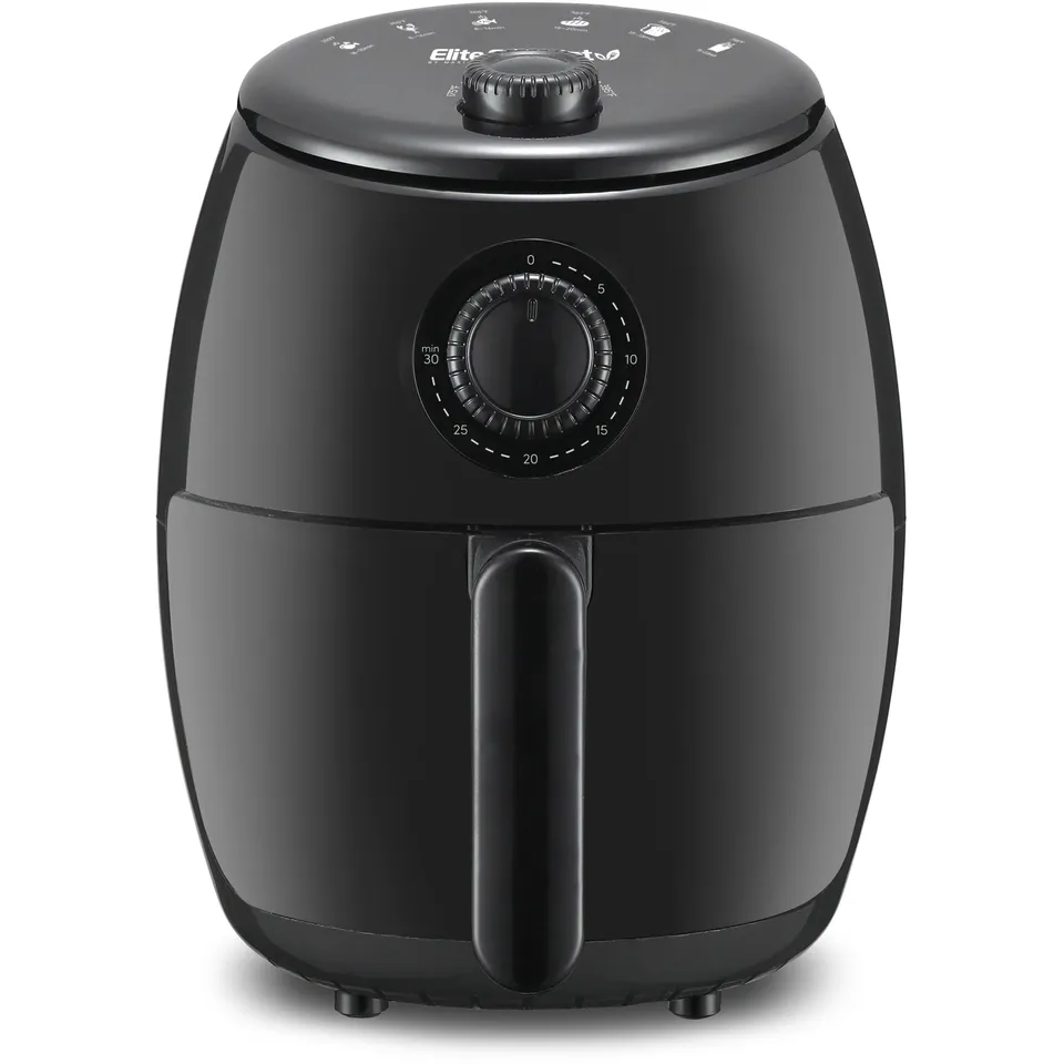 elite-gourmet-air-fryers-2-1-qt-hei-luftfritteuse-schwarz image 1