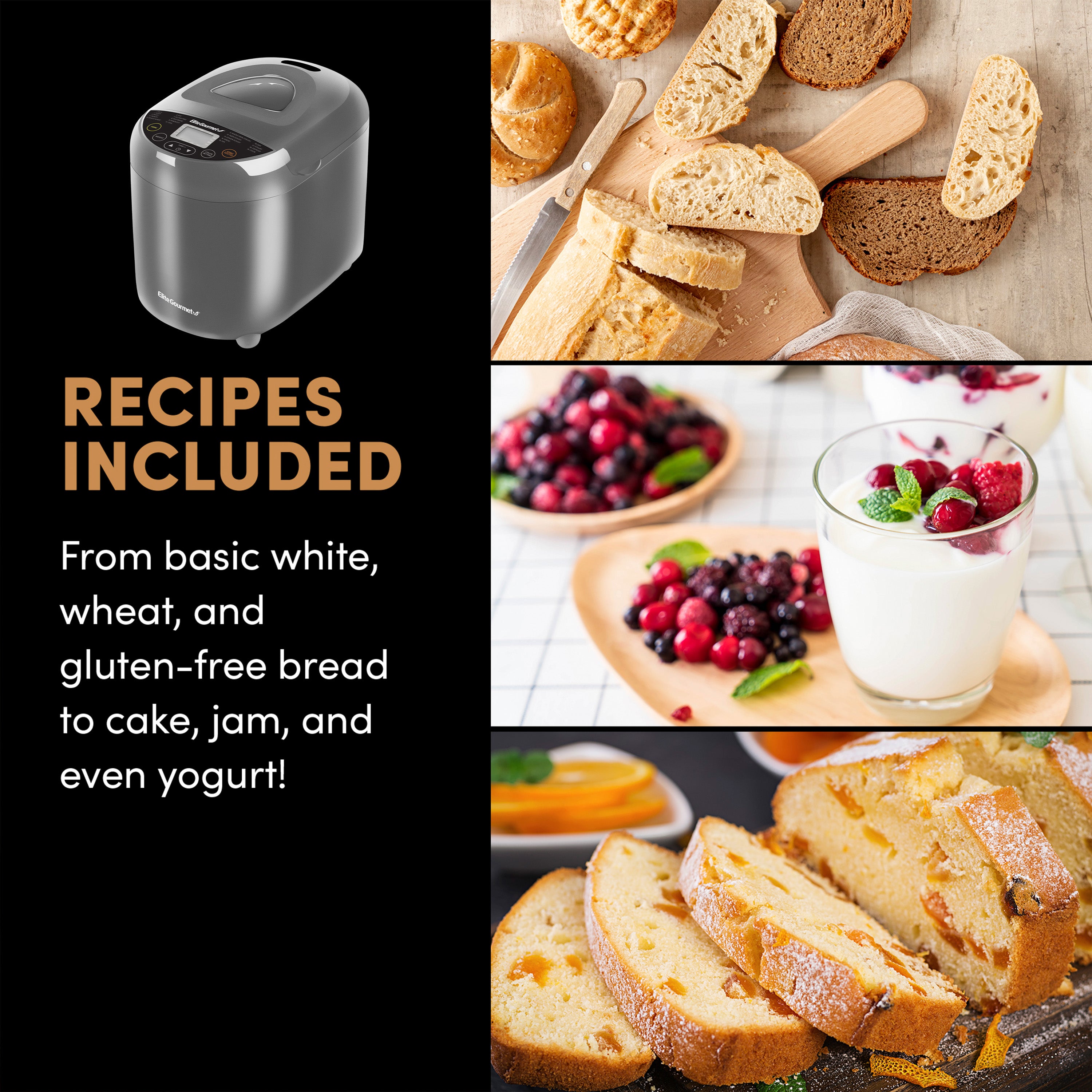 elite-gourmet-bread-maker-brotbackautomat-2-lb-19-programme image 4