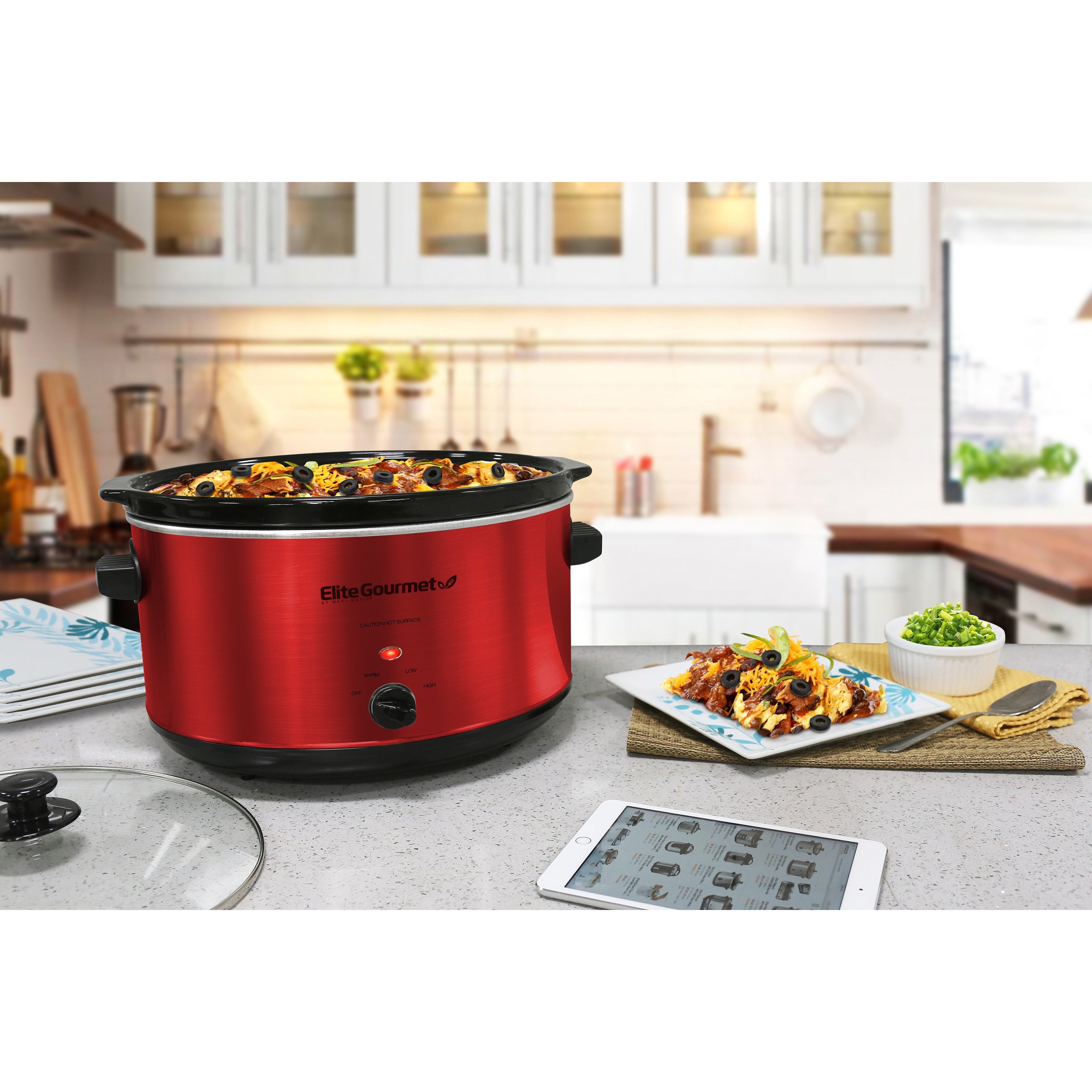 elite-gourmet-slow-cookers-schongarer-8-5-qt-rot image 7