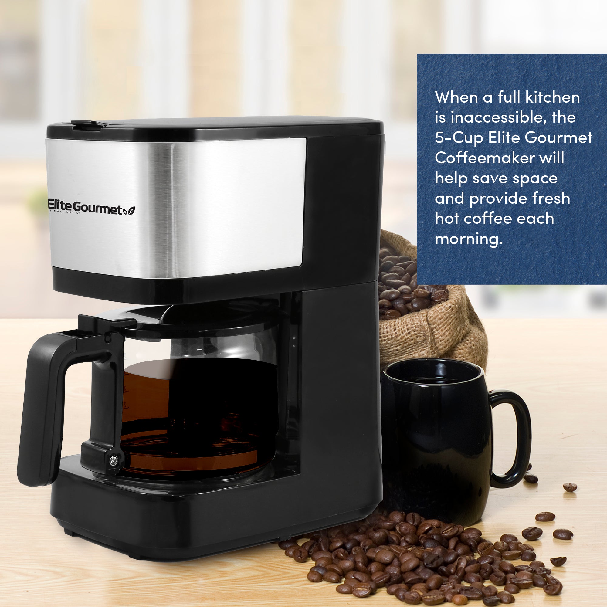 elite-gourmet-coffee-makers-filterkaffeemaschine-5-tassen-glas image 5