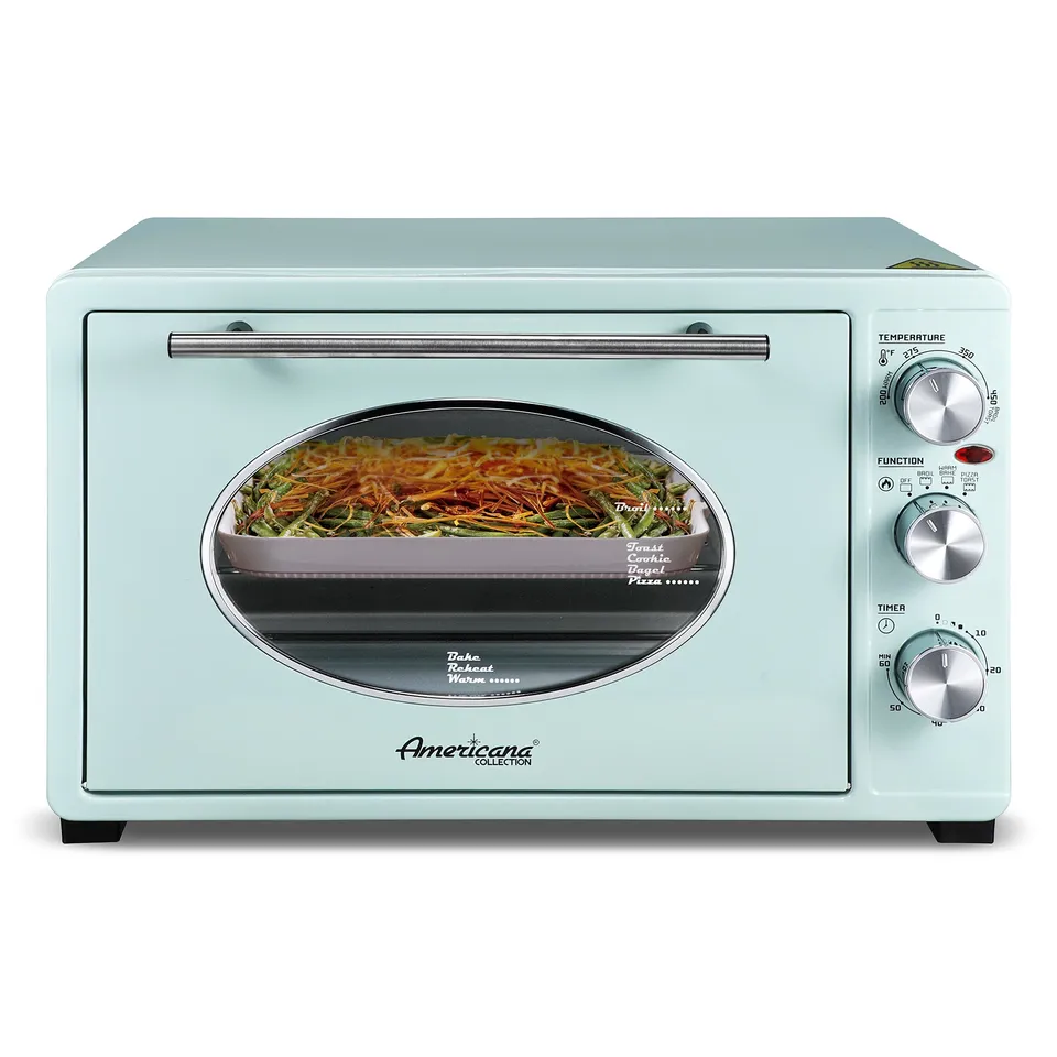 elite-gourmet-retro-mini-backofen-8-slice-12-zoll-mint image 1