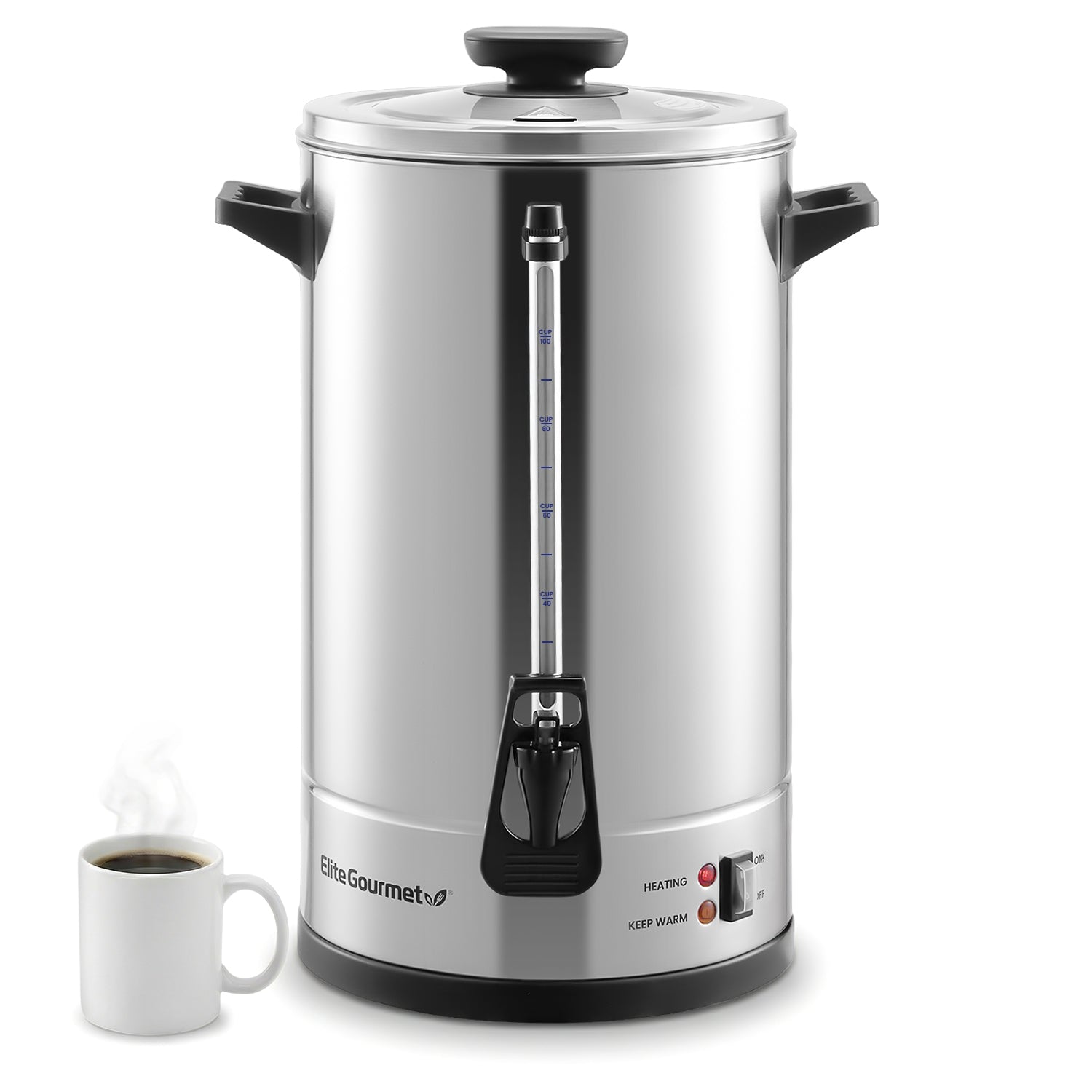 elite-gourmet-coffee-makers-kaffeeurne-100-tassen-edelstahl image 1