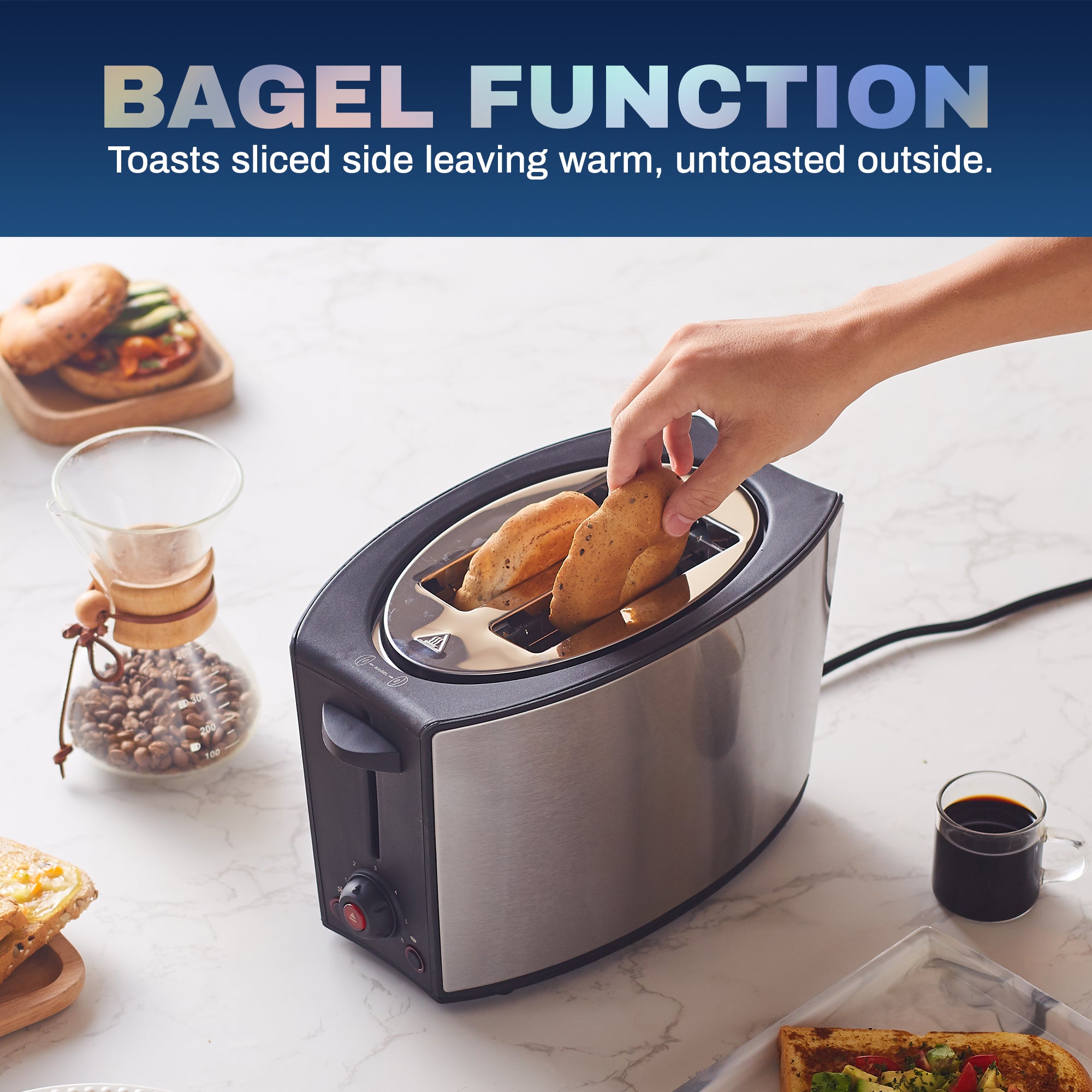 elite-gourmet-toaster-2-scheiben-breitschlitz-bagel image 4