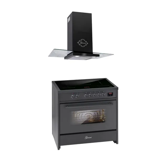 gurari-e-913-bl-standherd-90cm-schwarz-mit-haube-flex image 1
