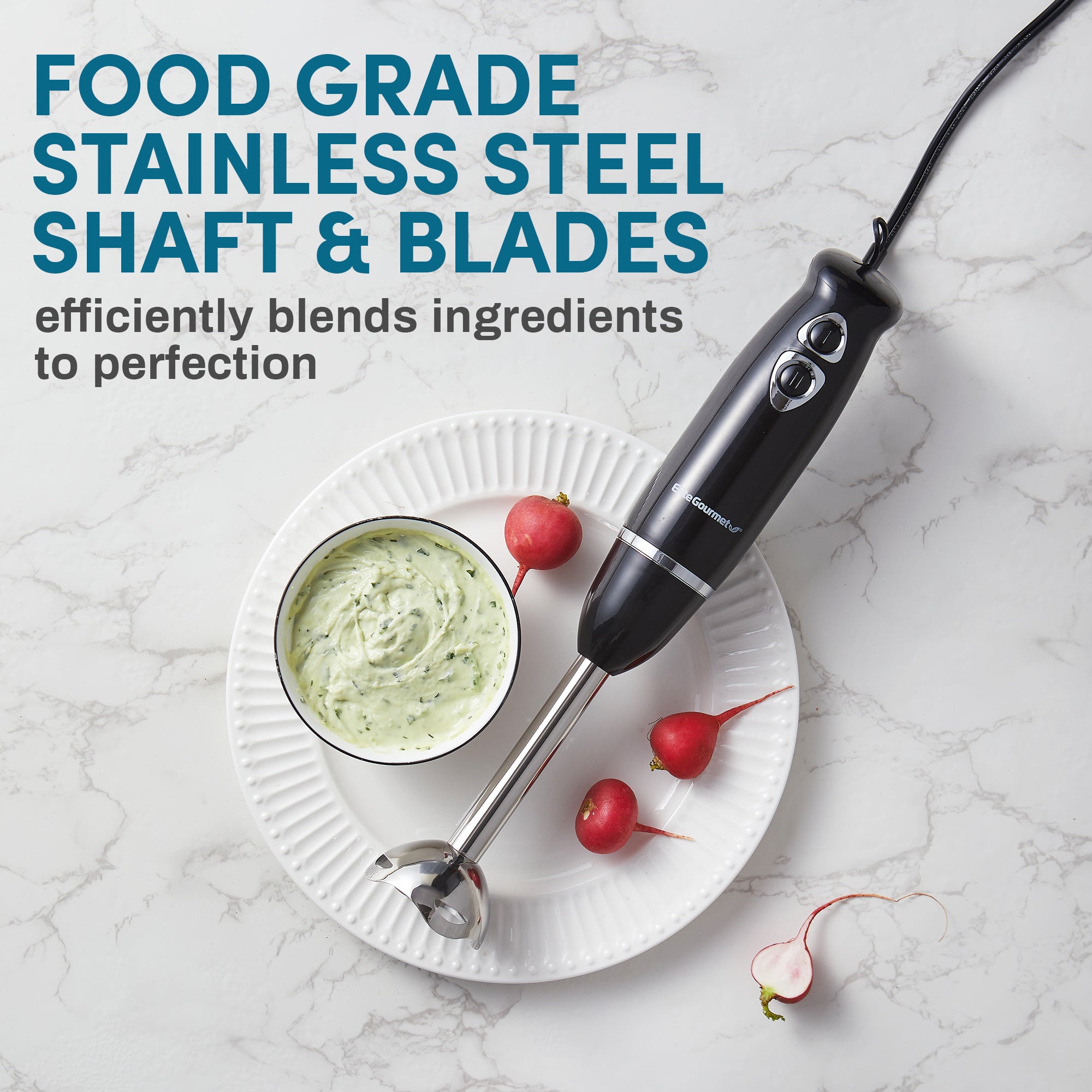 elite-gourmet-stabmixer-500-watt-2-stufig-edelstahl image 6