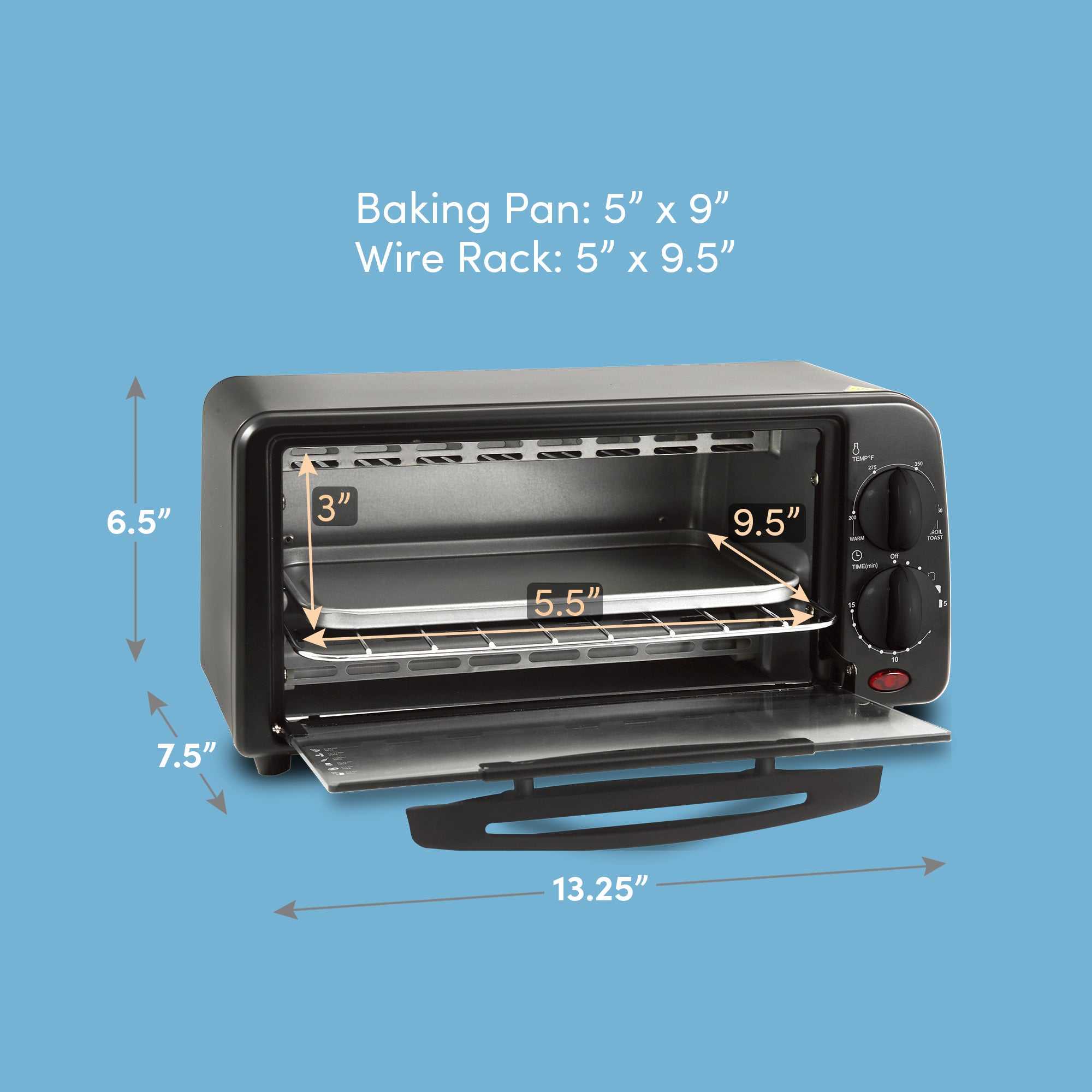 elite-gourmet-toaster-ovens-2-slice-miniofen-wei-650w image 7