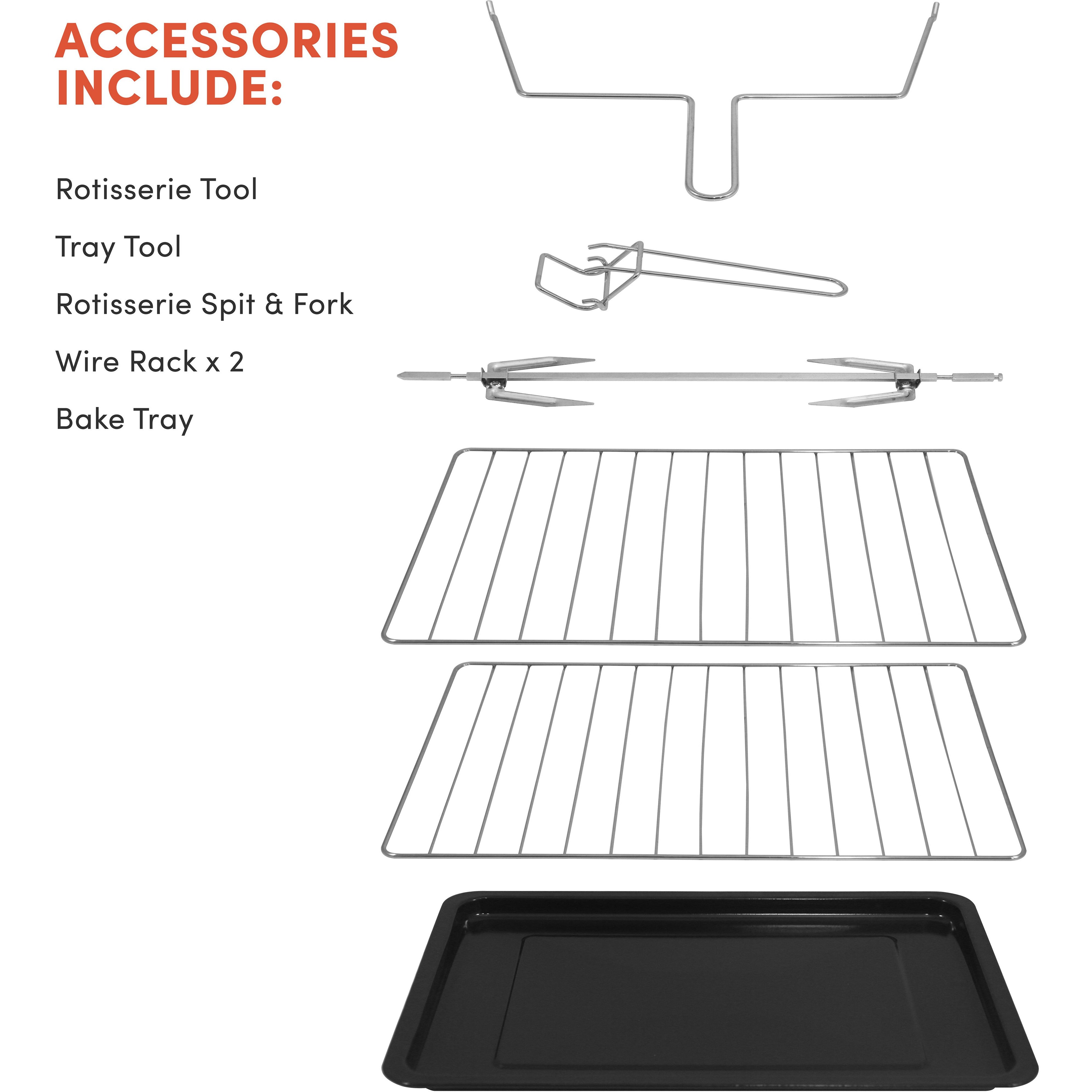 elite-gourmet-mini-backofen-45l-french-door-drehspie image 5
