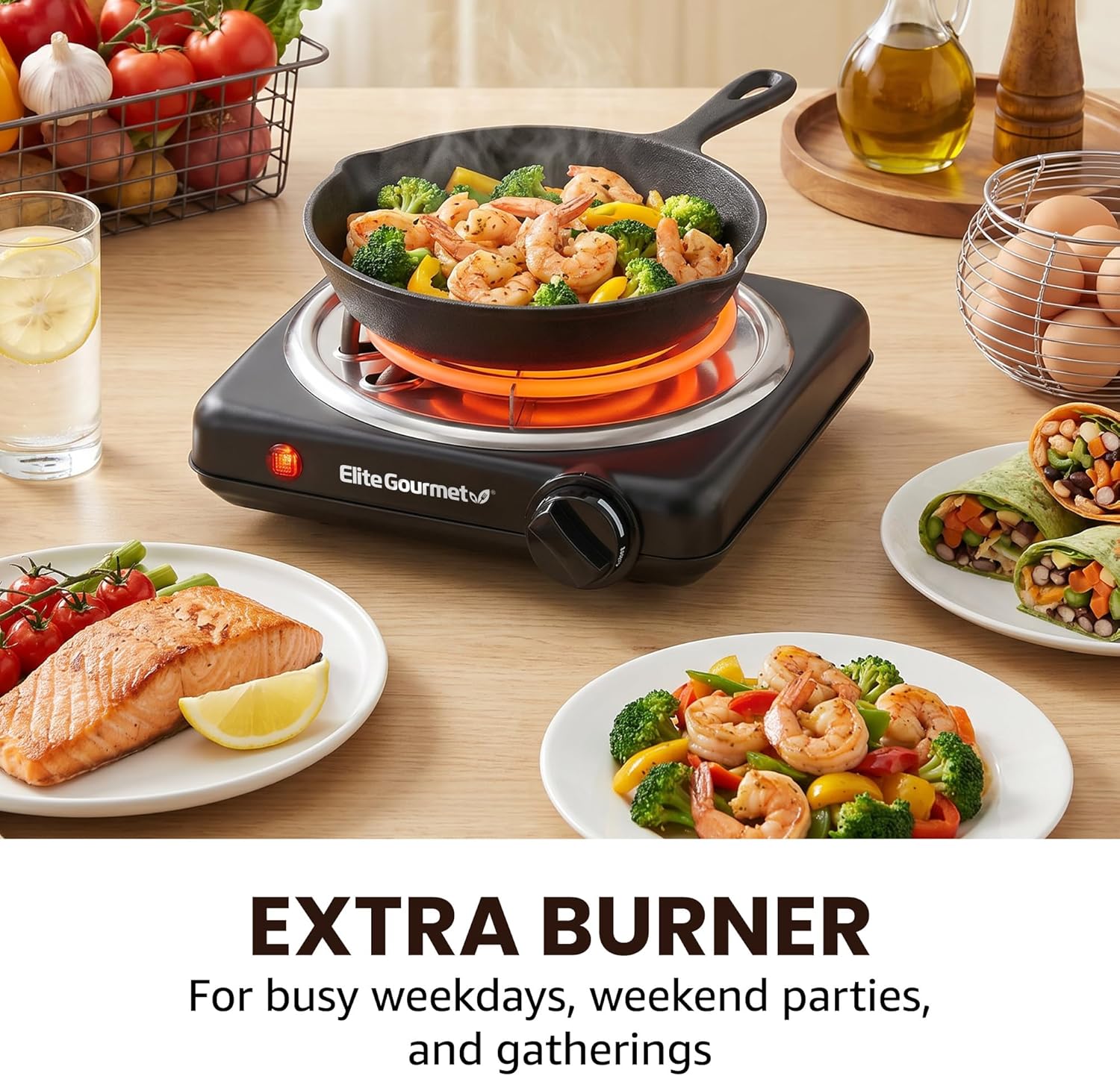 elite-gourmet-hot-plates-single-coiled-elektrokochplatte-1000w image 6