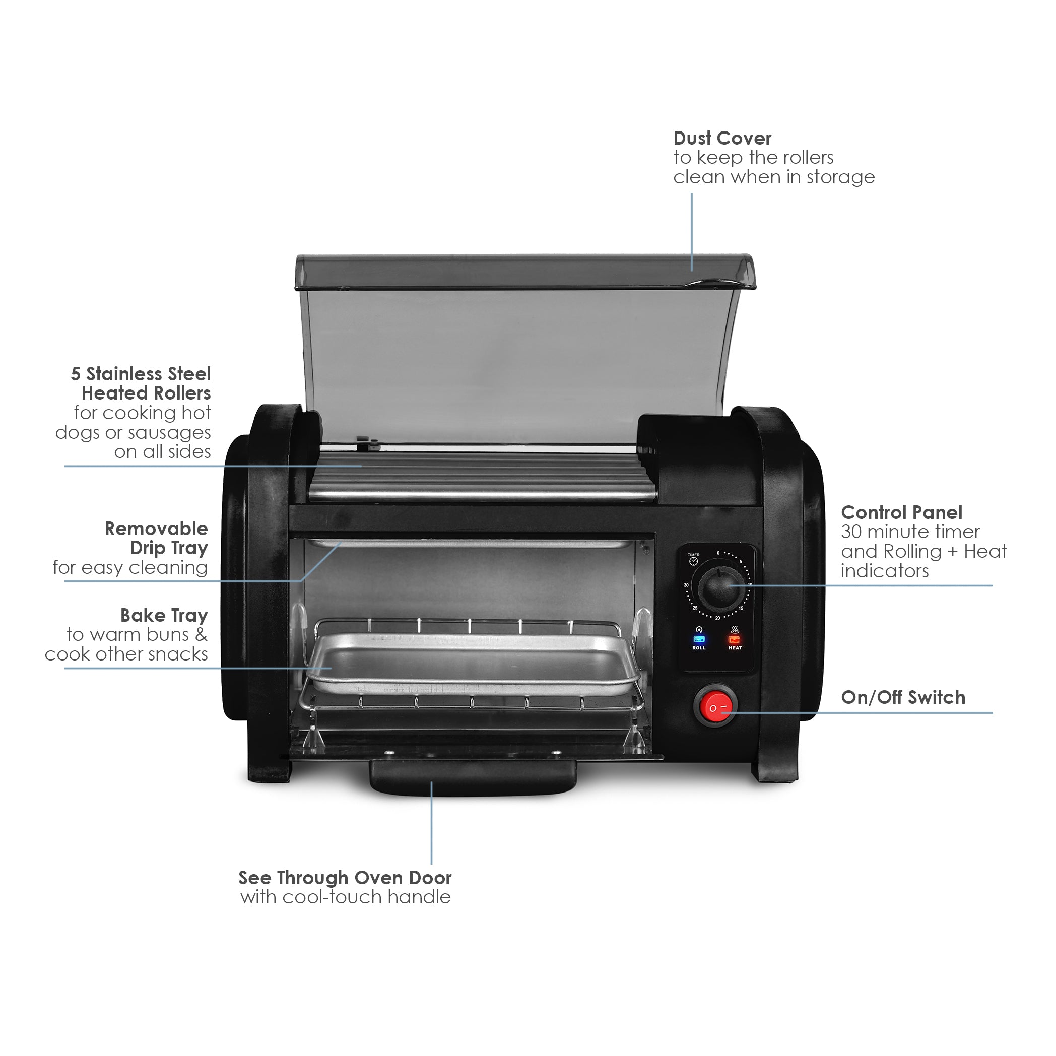 elite-gourmet-hot-dog-roller-toaster-oven-br-tchenw-rmer image 4