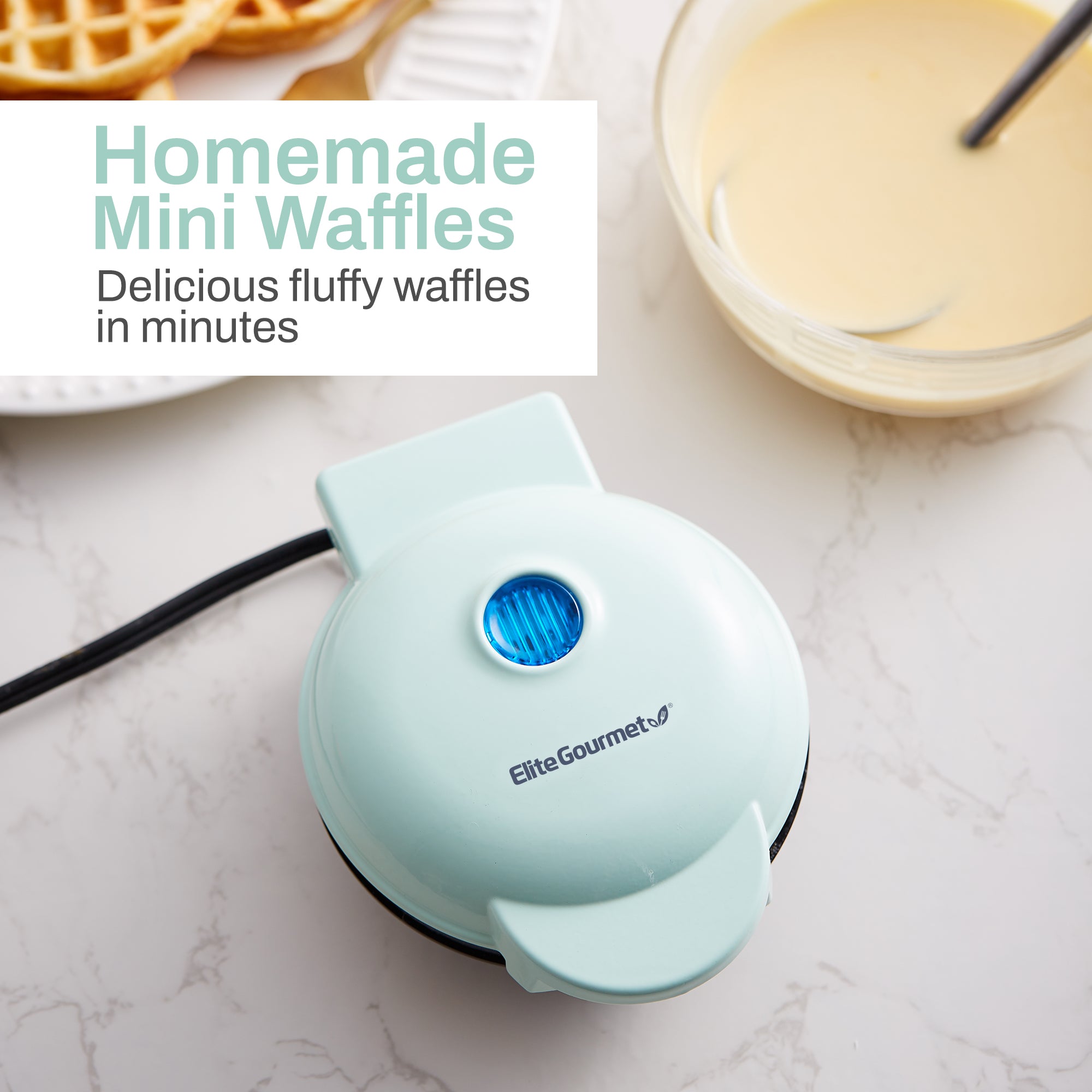 elite-gourmet-waffle-makers-4-mini-waffeleisen-antihaft image 3