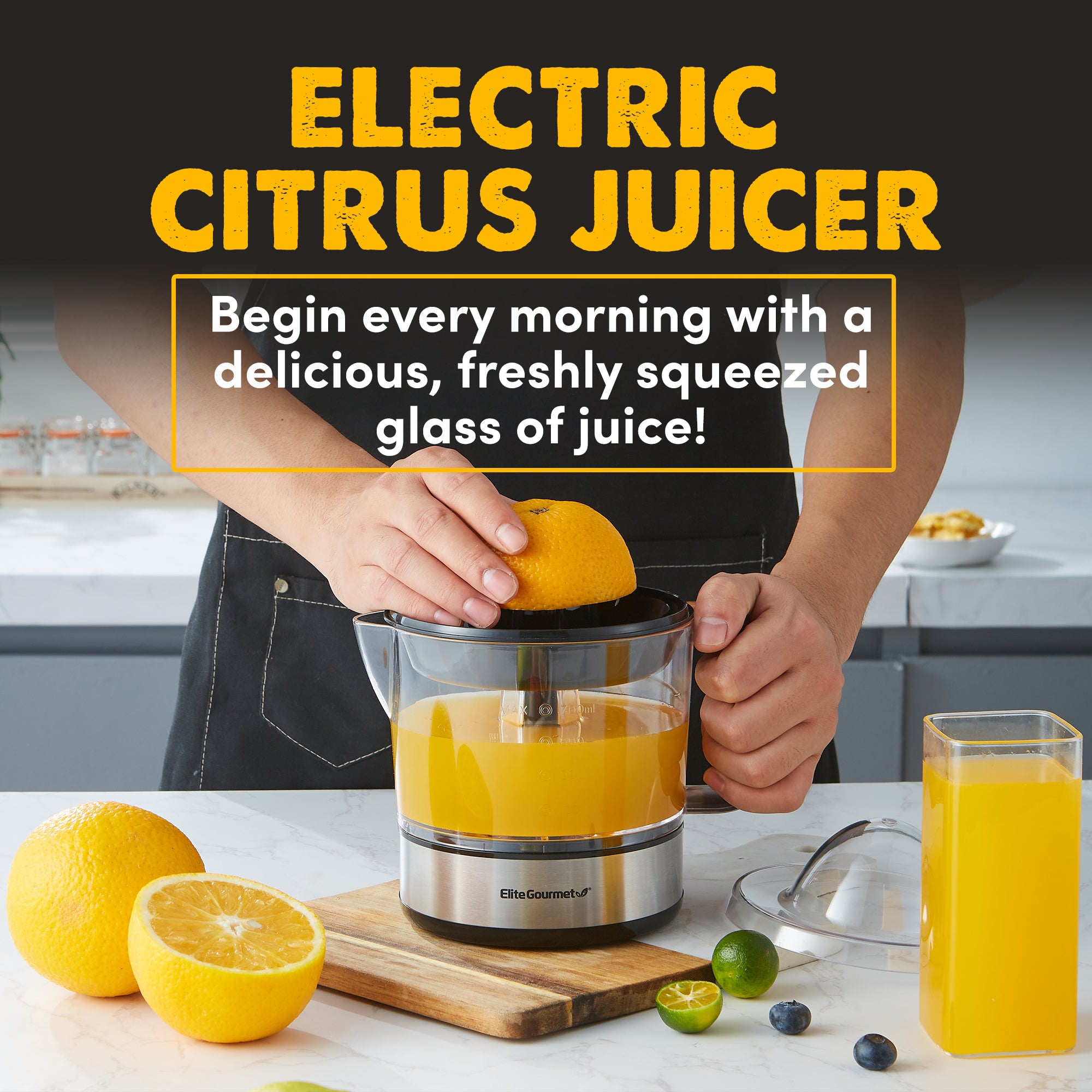 elite-gourmet-citrus-juicers-3-cup-zitruspresse-elektrisch image 5
