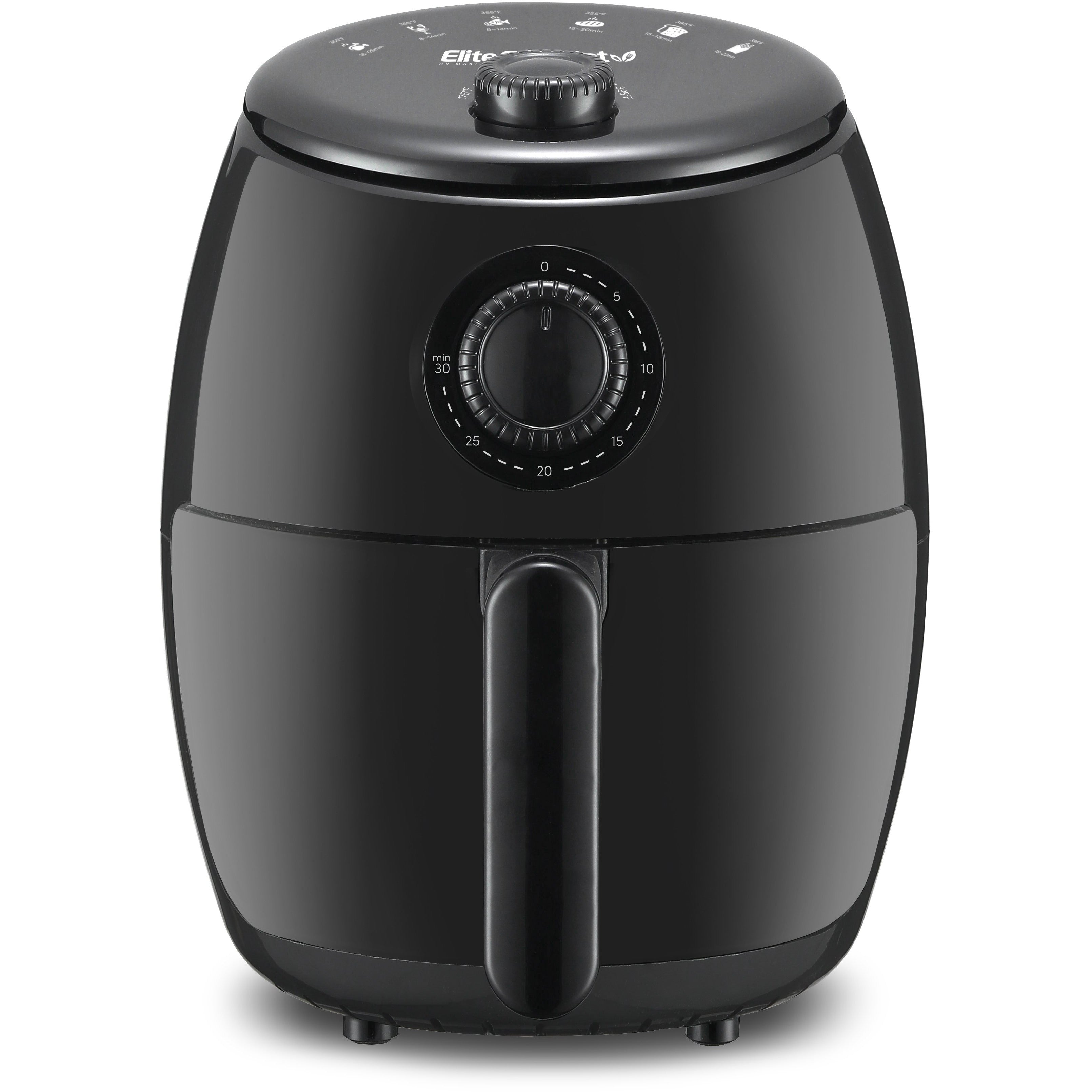 elite-gourmet-air-fryers-2-1-qt-hei-luftfritteuse-schwarz image 1