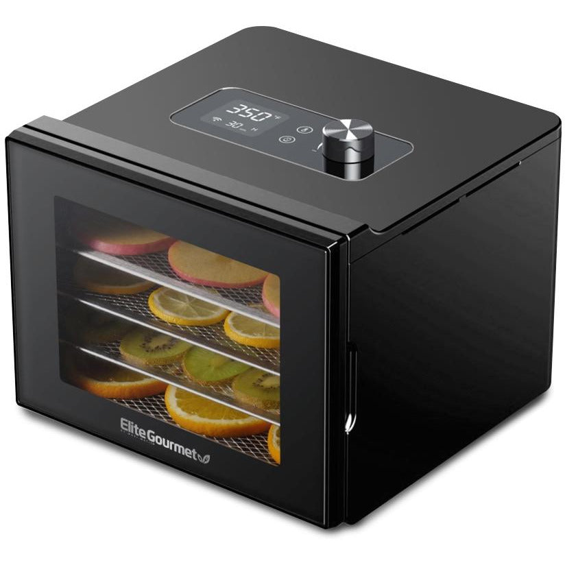 elite-gourmet-food-dehydrators-d-rrautomat-4-ebenen-stahl image 2