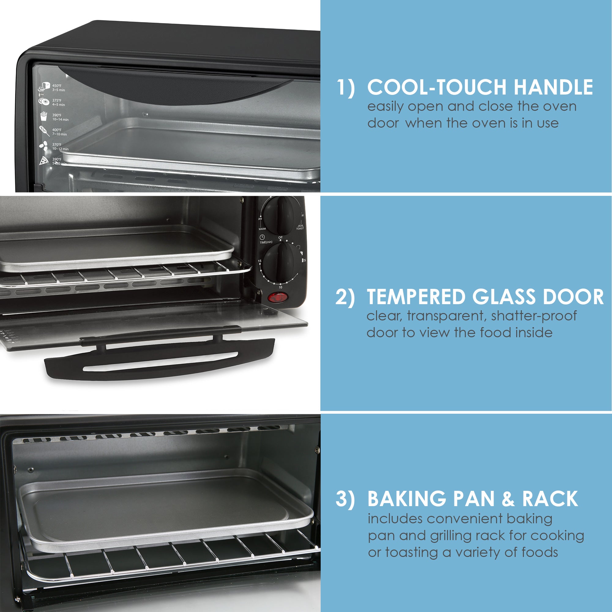 elite-gourmet-toaster-ovens-2-slice-miniofen-wei-650w image 3