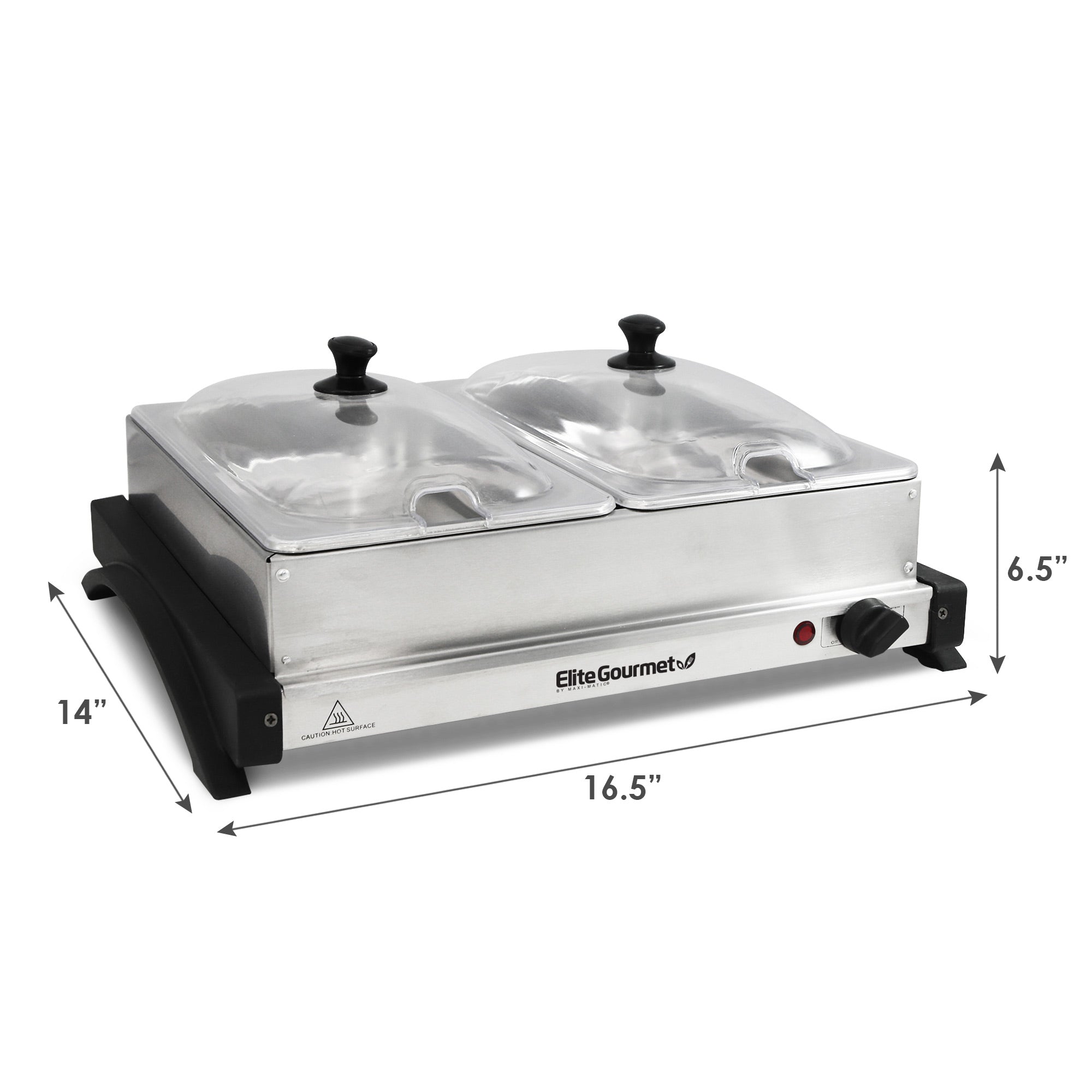 elite-gourmet-buffet-servers-5-qt-warmhalteplatte-edelstahl image 3