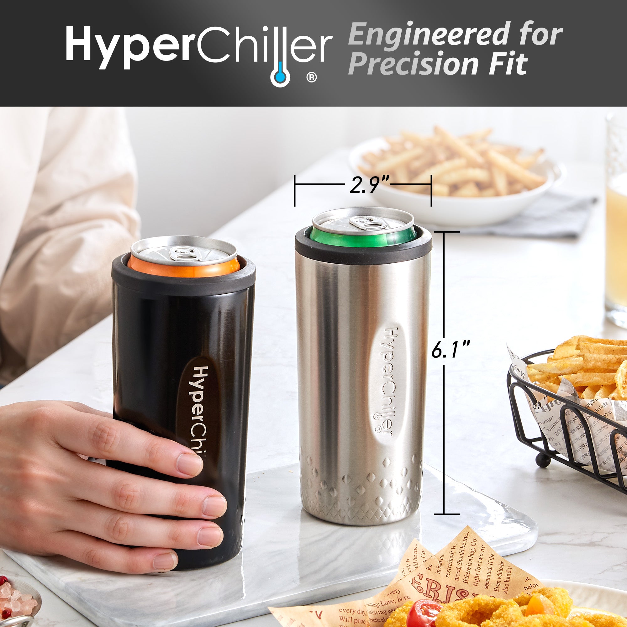 elite-gourmet-hyperchiller-slim-dosenk-hler-355ml-edelstahl image 5