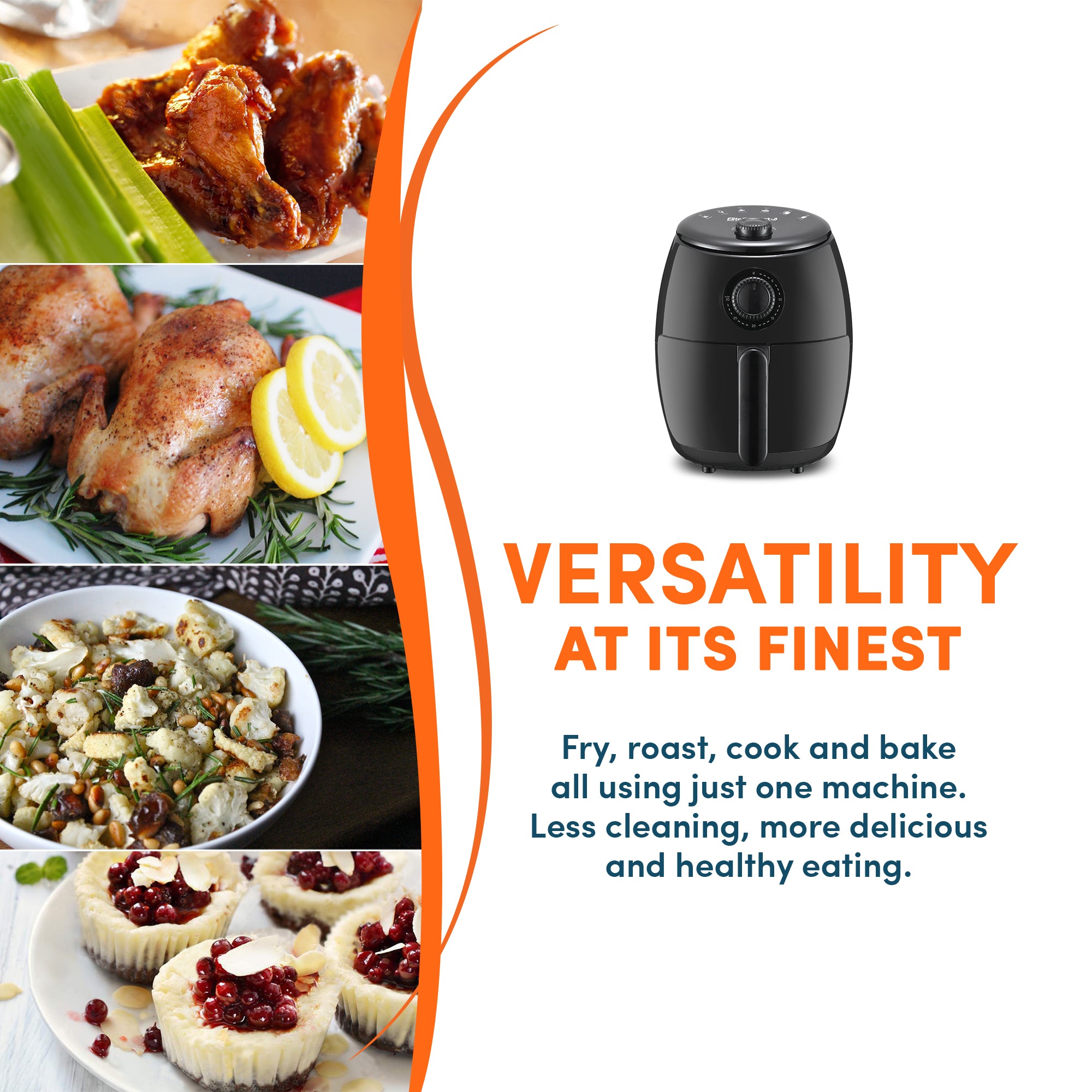 elite-gourmet-air-fryers-2-1-qt-hei-luftfritteuse-schwarz image 6