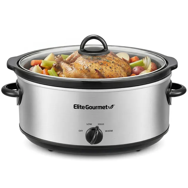 elite-gourmet-slow-cookers-7-qt-schongarer-keramik-warmhalten image 1