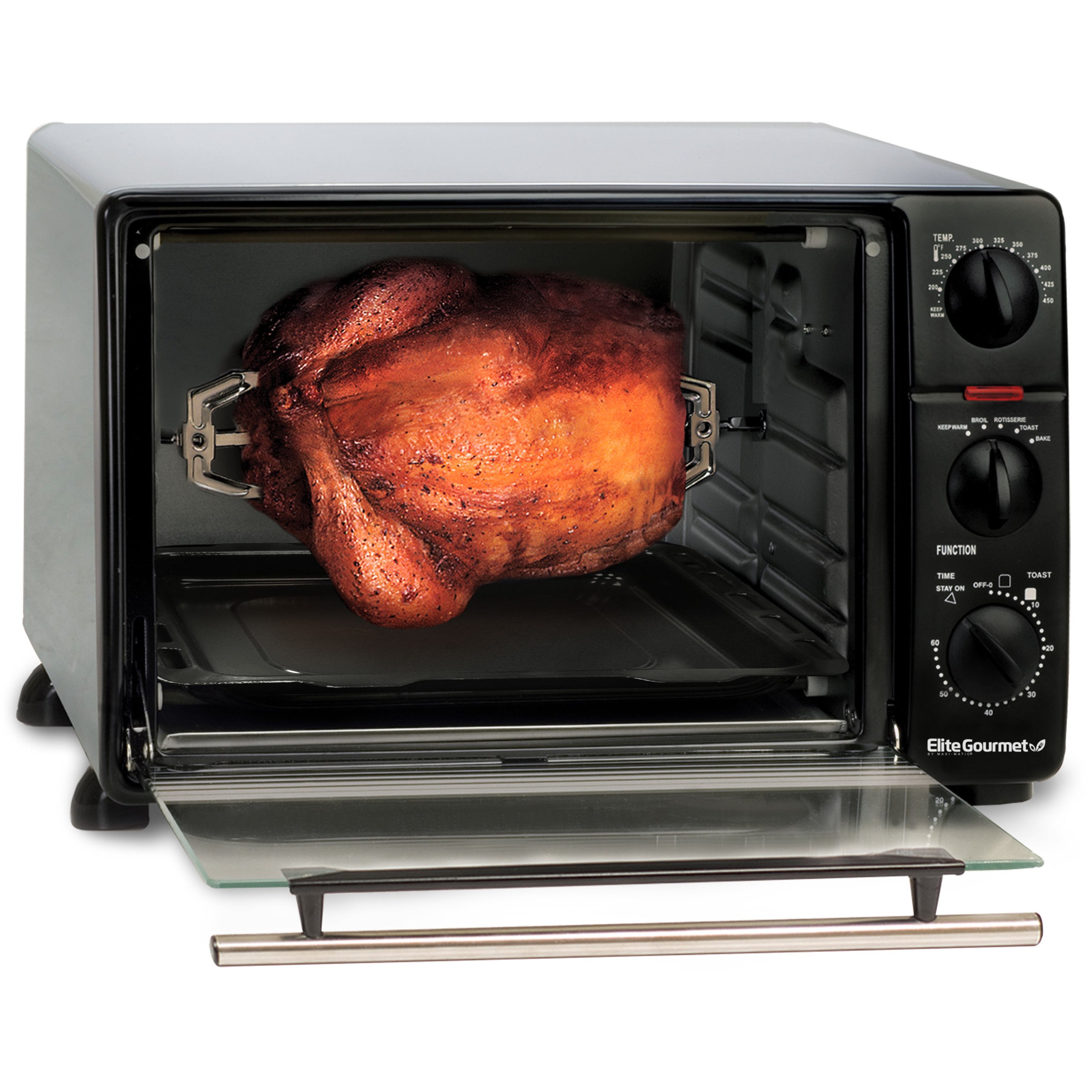 elite-gourmet-toaster-oven-minibackofen-23l-rotisserie-1500w image 1