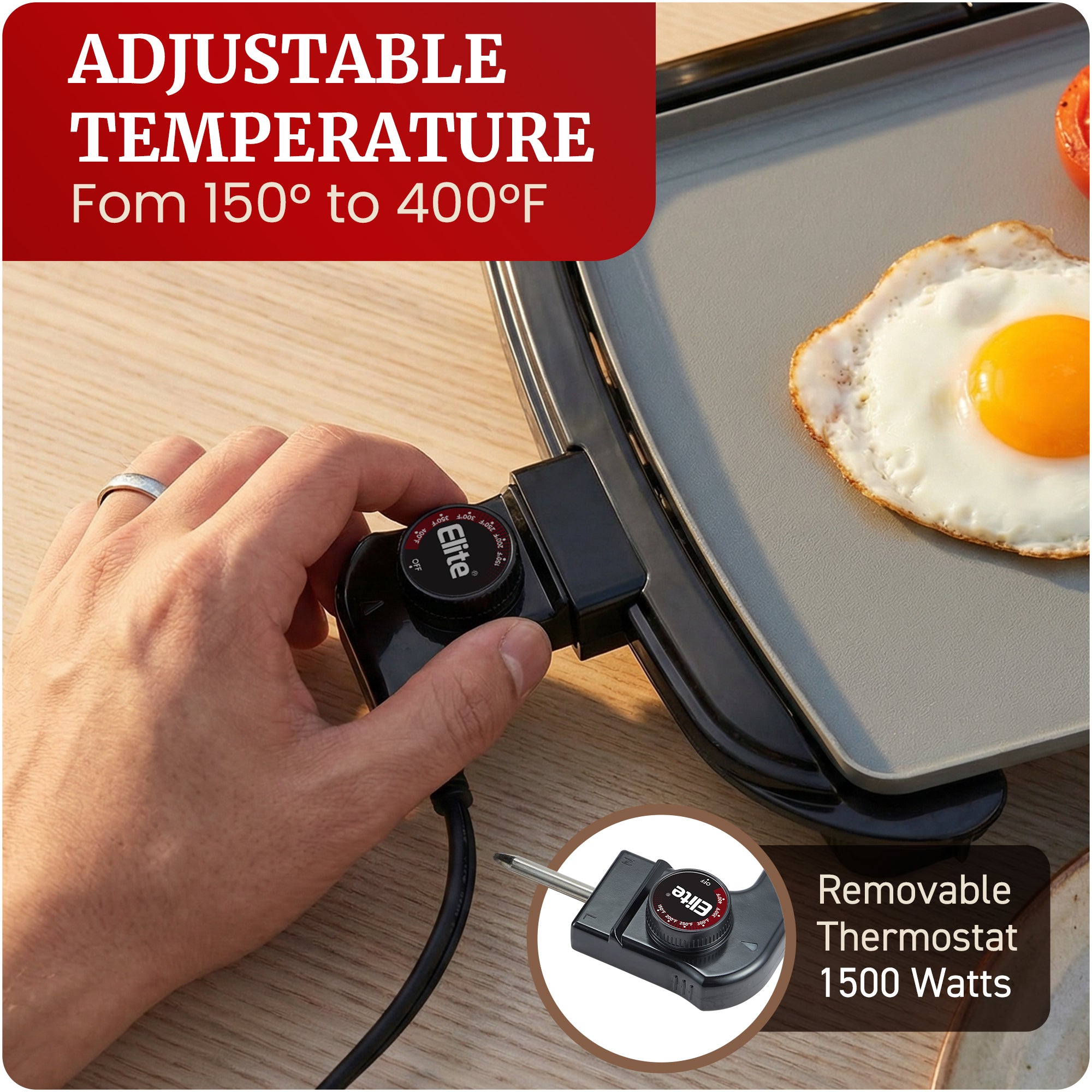 elite-gourmet-ceralast-grillplatte-keramik-25x51cm-1500w image 4