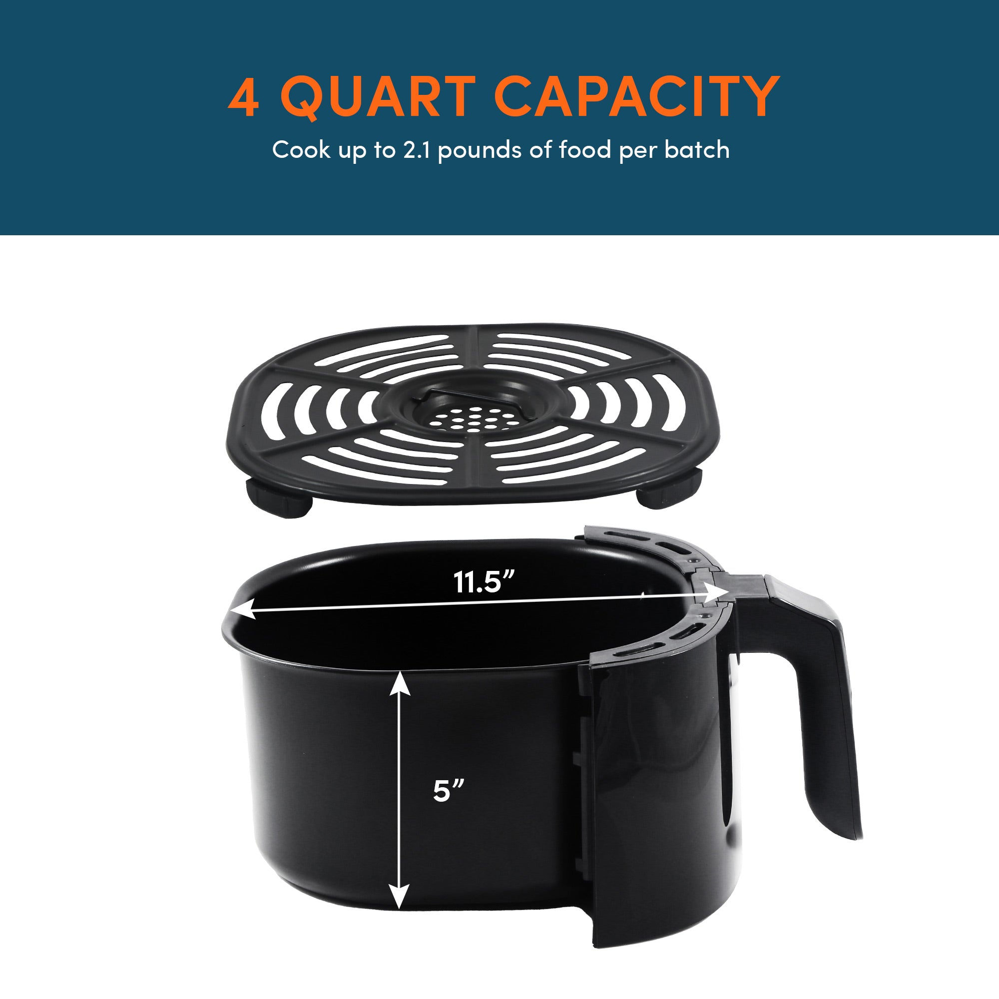 elite-gourmet-4-qt-heissluftfritteuse-lfrei-mit-drehregler image 4