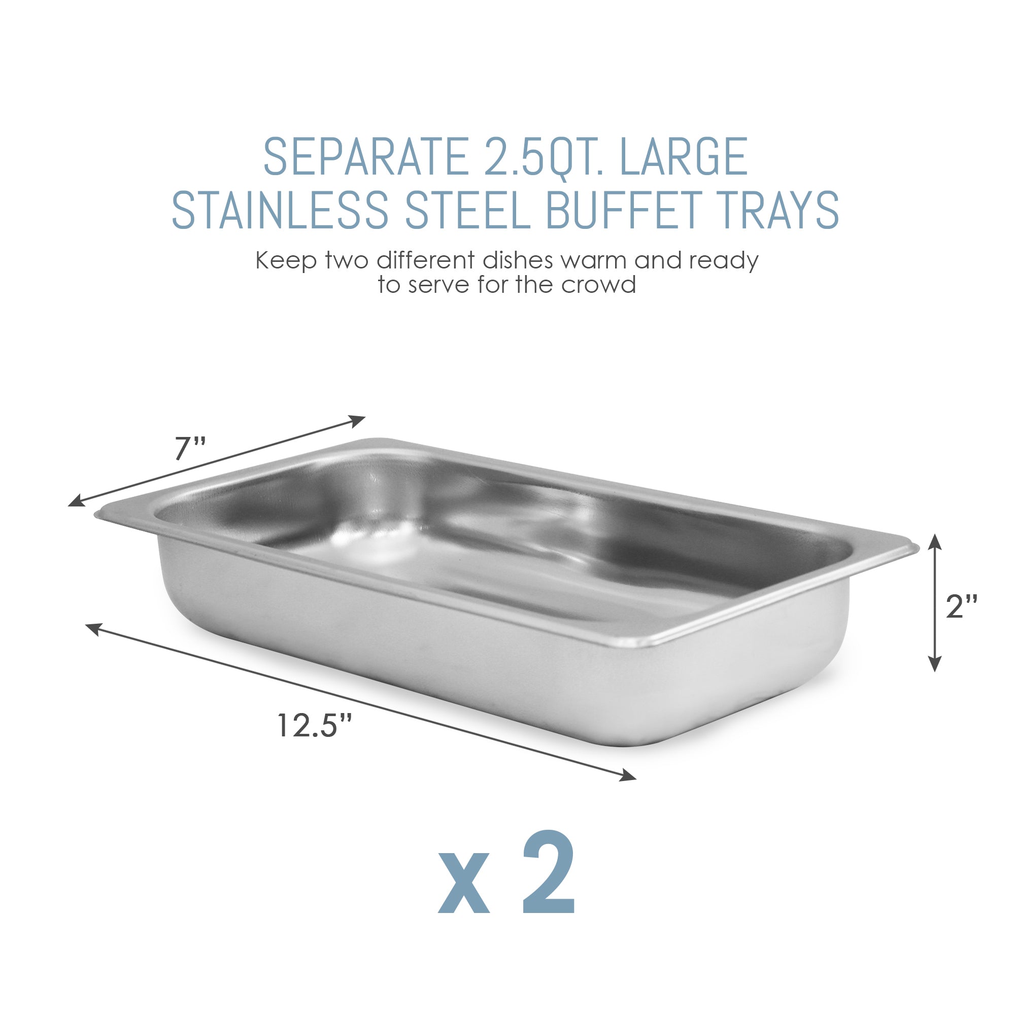 elite-gourmet-buffet-servers-5-qt-warmhalteplatte-edelstahl image 2