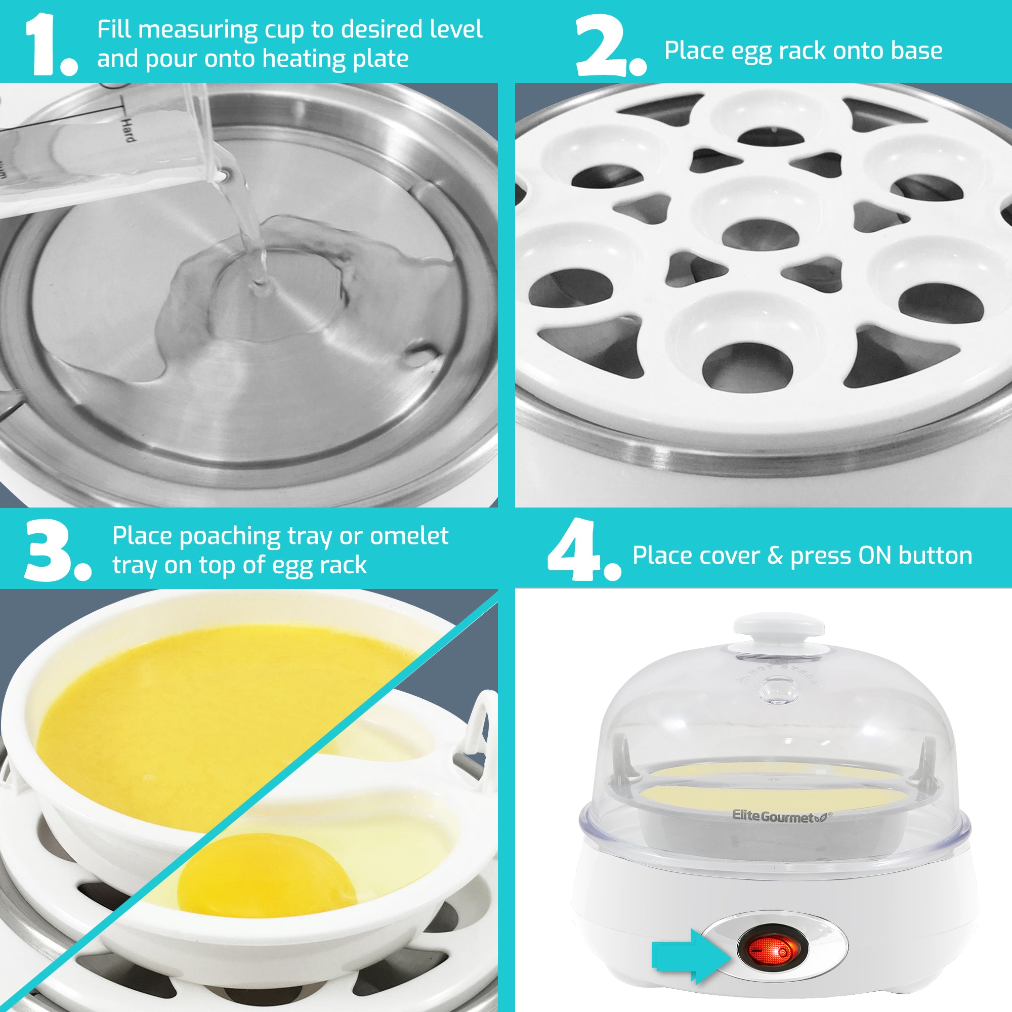elite-gourmet-eierkocher-7-eier-wei-mit-pochiereinsatz image 3