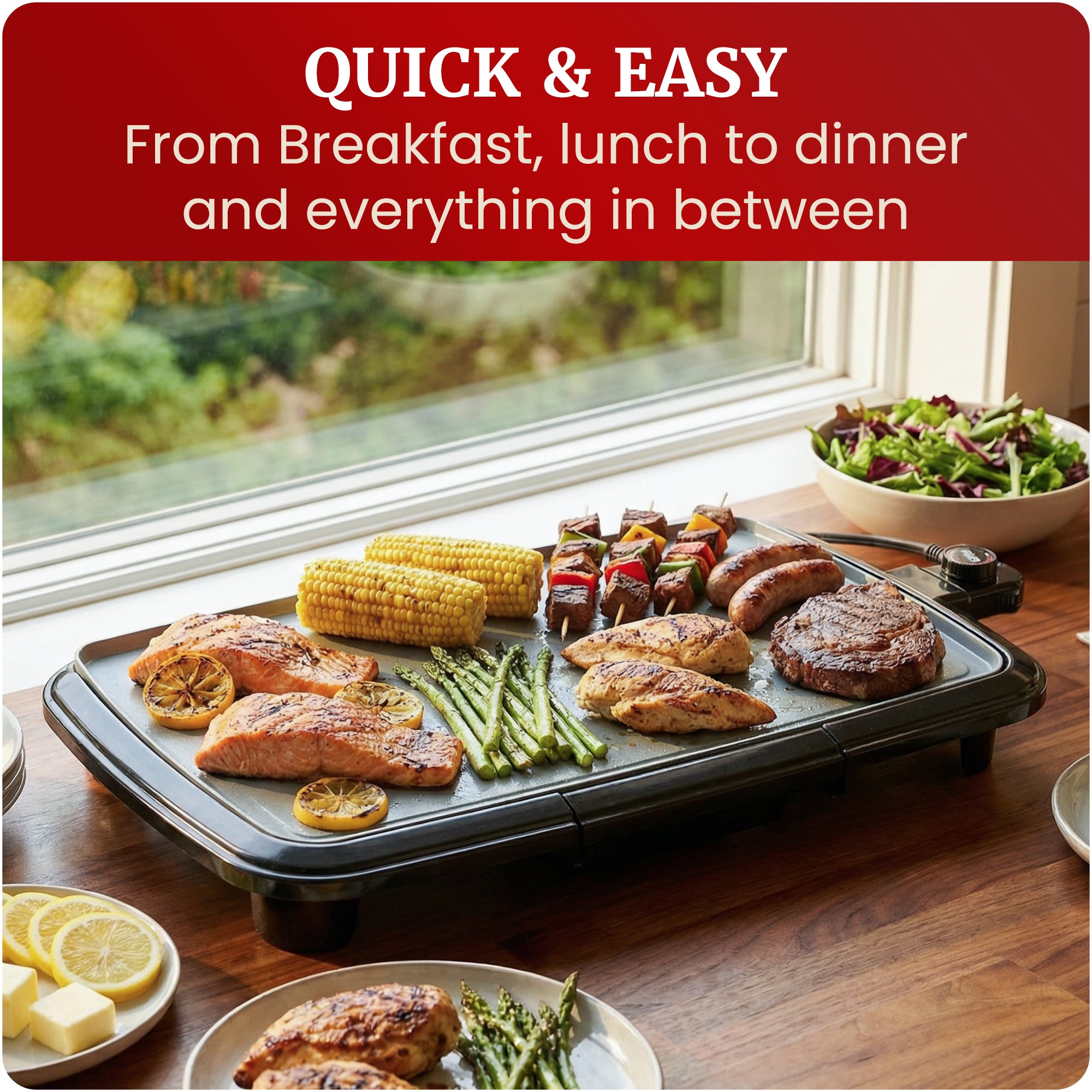 elite-gourmet-ceralast-grillplatte-keramik-25x51cm-1500w image 6