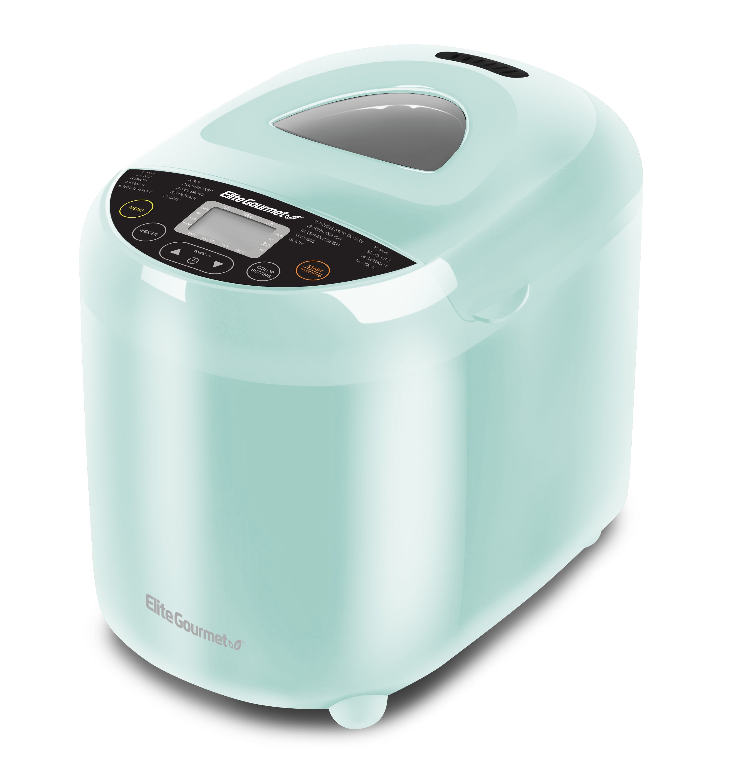 elite-gourmet-bread-maker-brotbackautomat-2-lb-schwarz-19-programme image 8