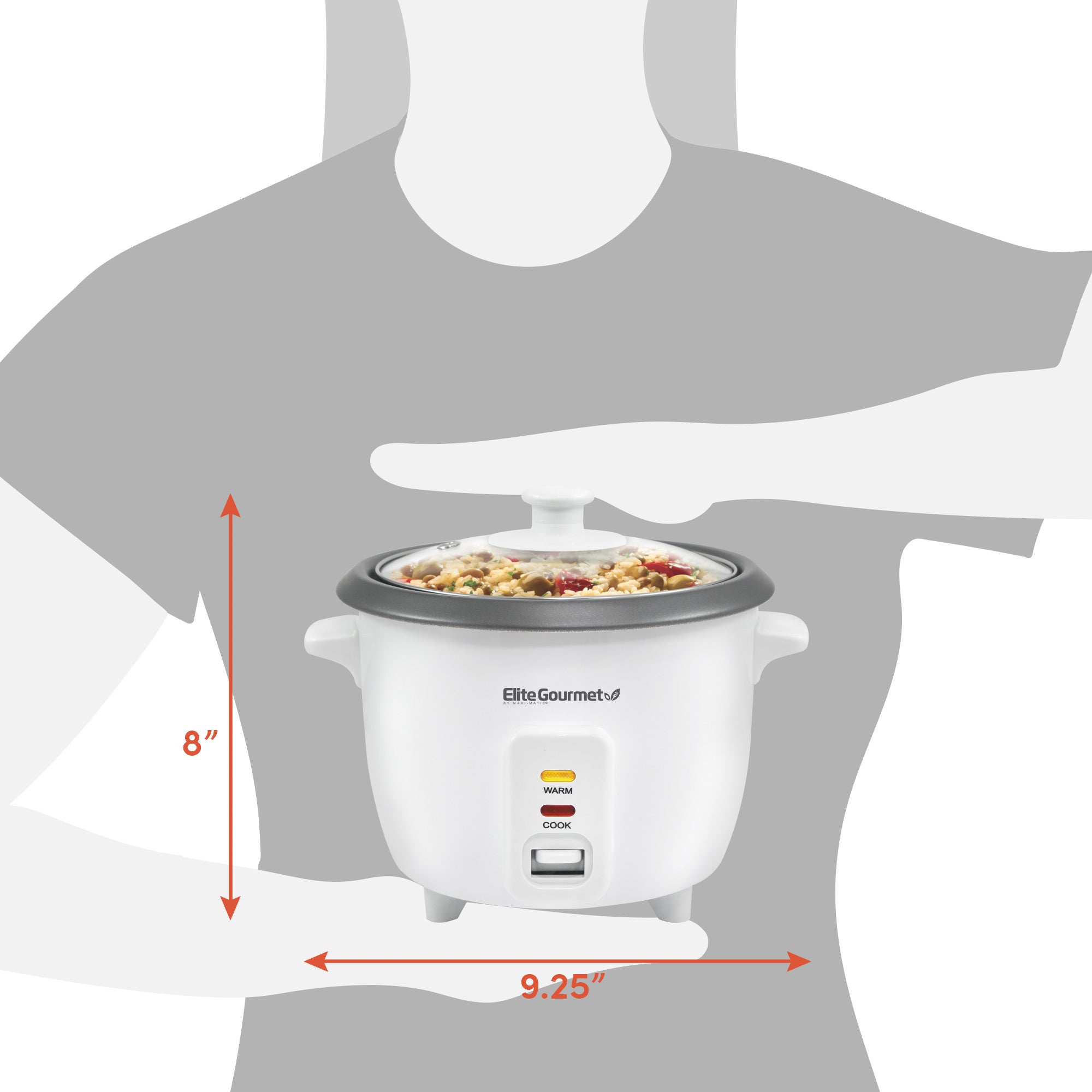 elite-gourmet-rice-cookers-reiskocher-6-tassen-dampfkorb image 8