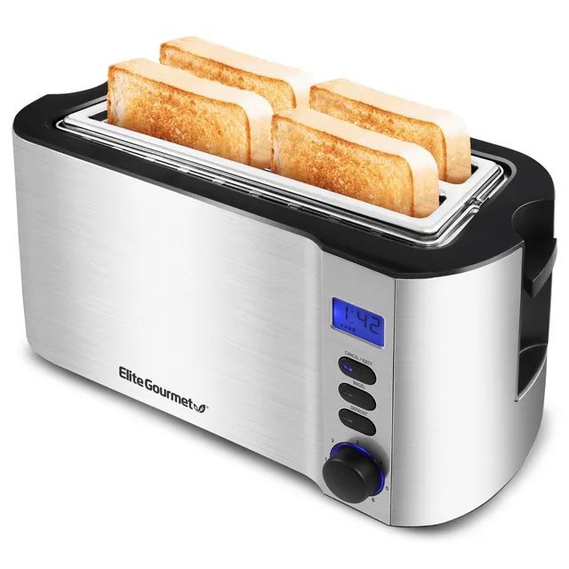 elite-gourmet-toaster-4-scheiben-langschlitz-6-stufen image 1