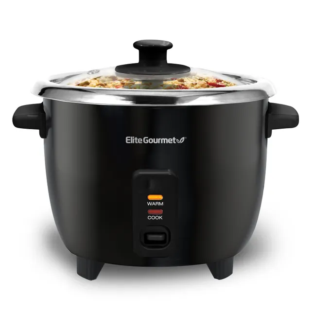 elite-gourmet-reiskocher-6-cups-edelstahl-warmhalten image 1