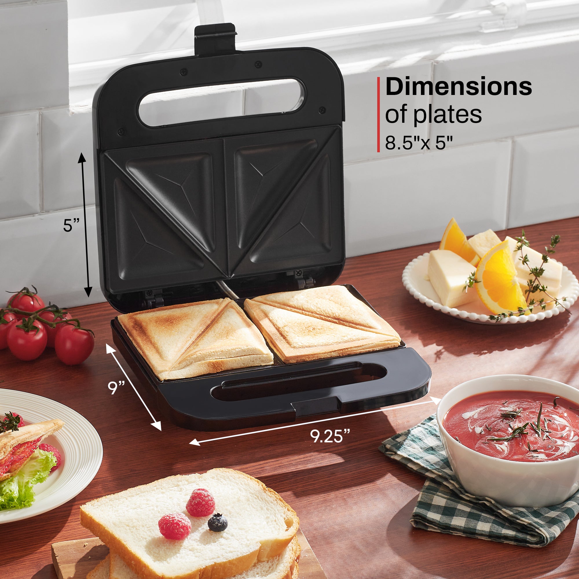 elite-gourmet-sandwichmaker-2-scheiben-antihaft image 2