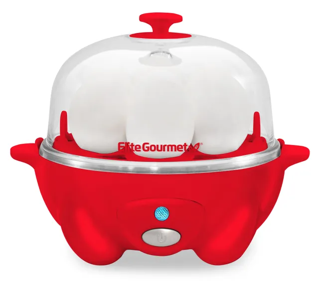 elite-gourmet-egg-cookers-eierkocher-7-eier-rot image 1