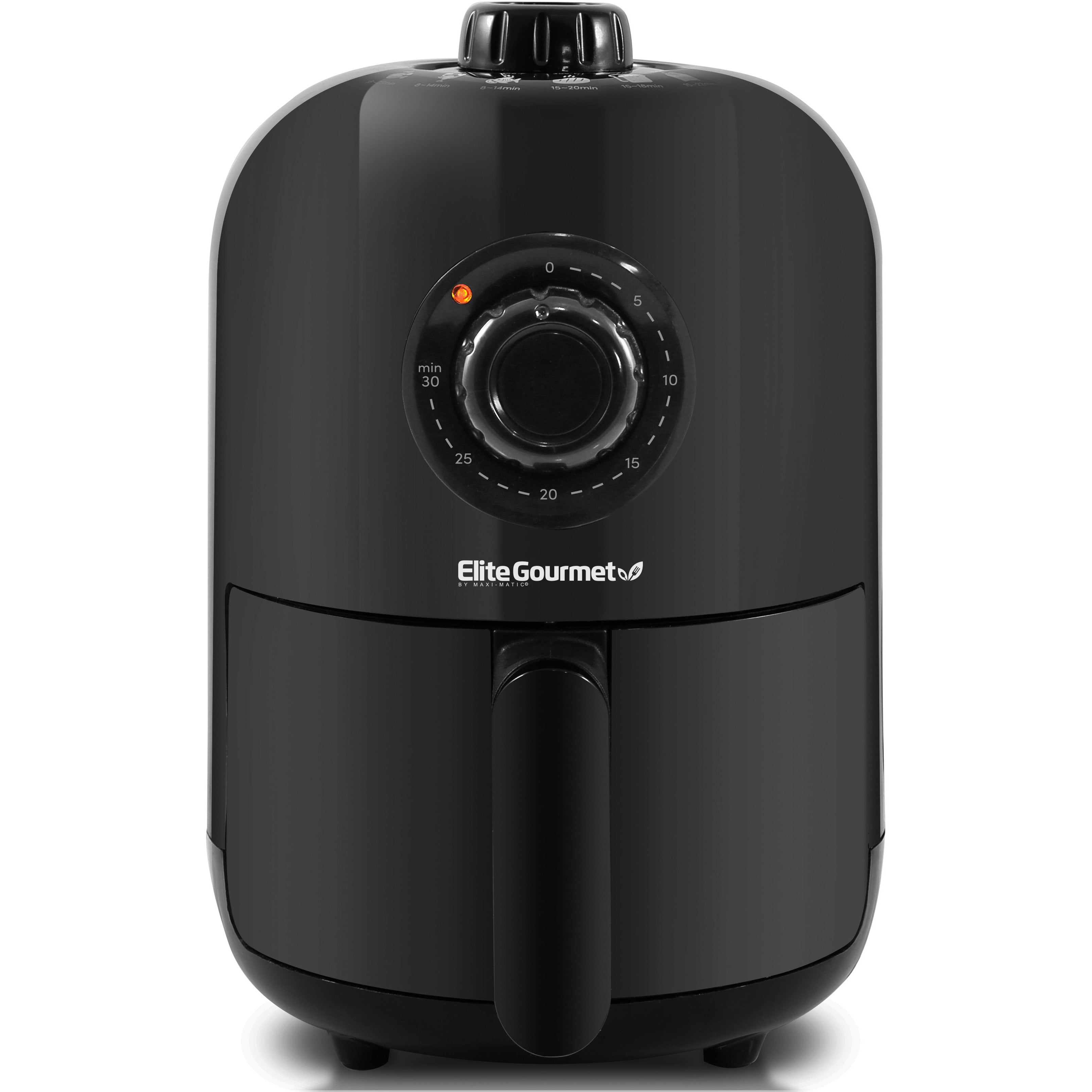 elite-gourmet-air-fryer-1-1qt-hei-luftfritteuse-schwarz image 1