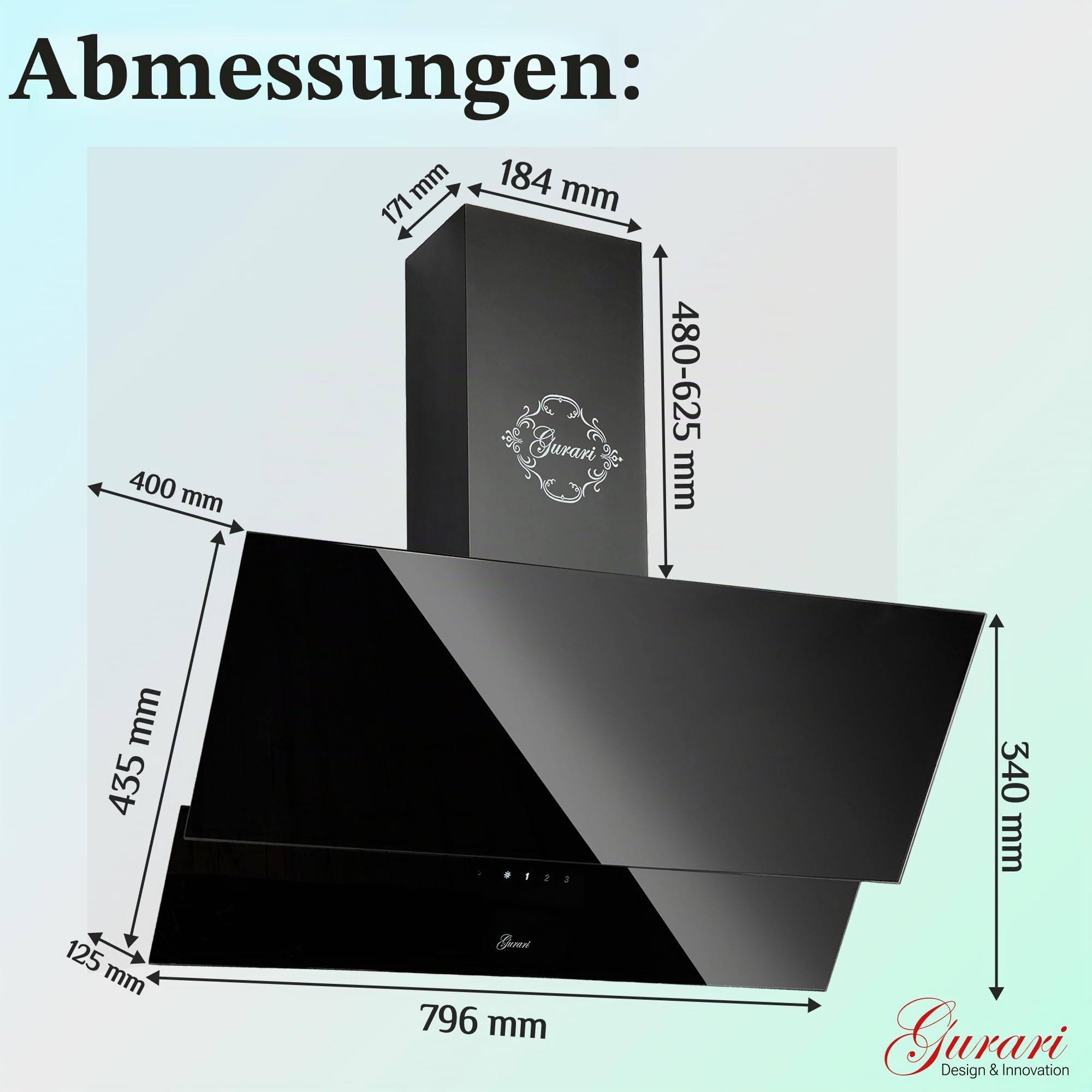 gurari-gch-268-8-dunstabzugshaube-80-cm-schwarz-glas-1000-m-h image 5