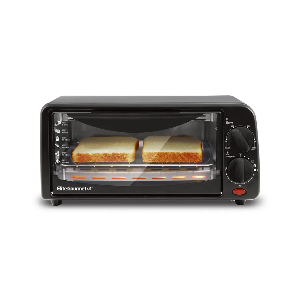 elite-gourmet-toaster-ovens-2-slice-miniofen-wei-650w image 1