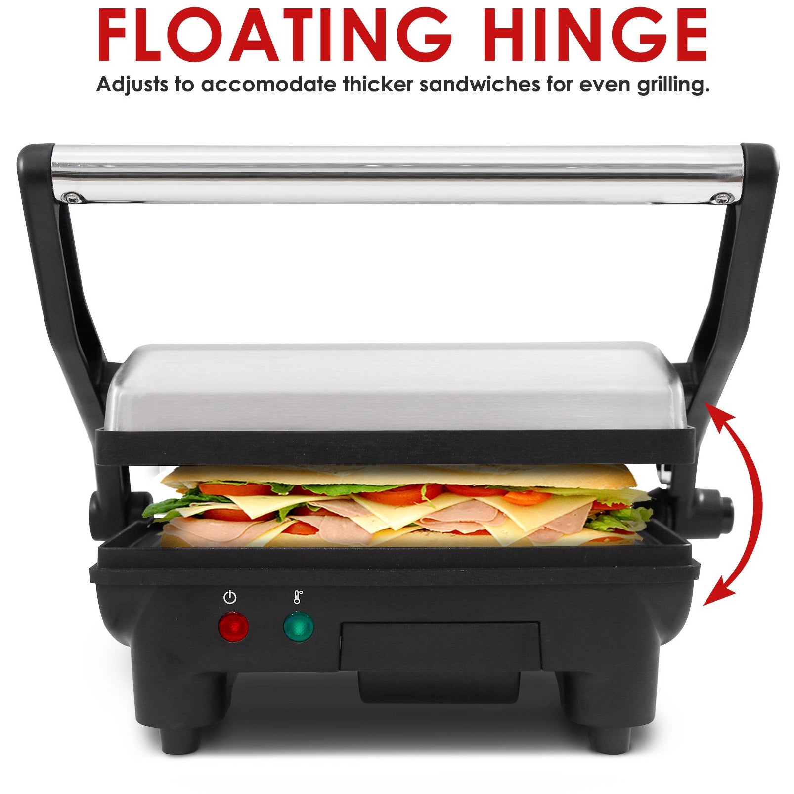 elite-gourmet-epn-2976-panini-kontaktgrill-edelstahl-mit-antihaft image 3
