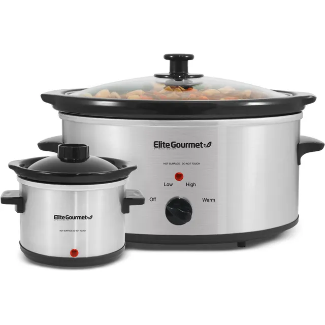 elite-gourmet-slow-cookers-5-qt-slow-cooker-schongarer-mit-mini-dipper image 1