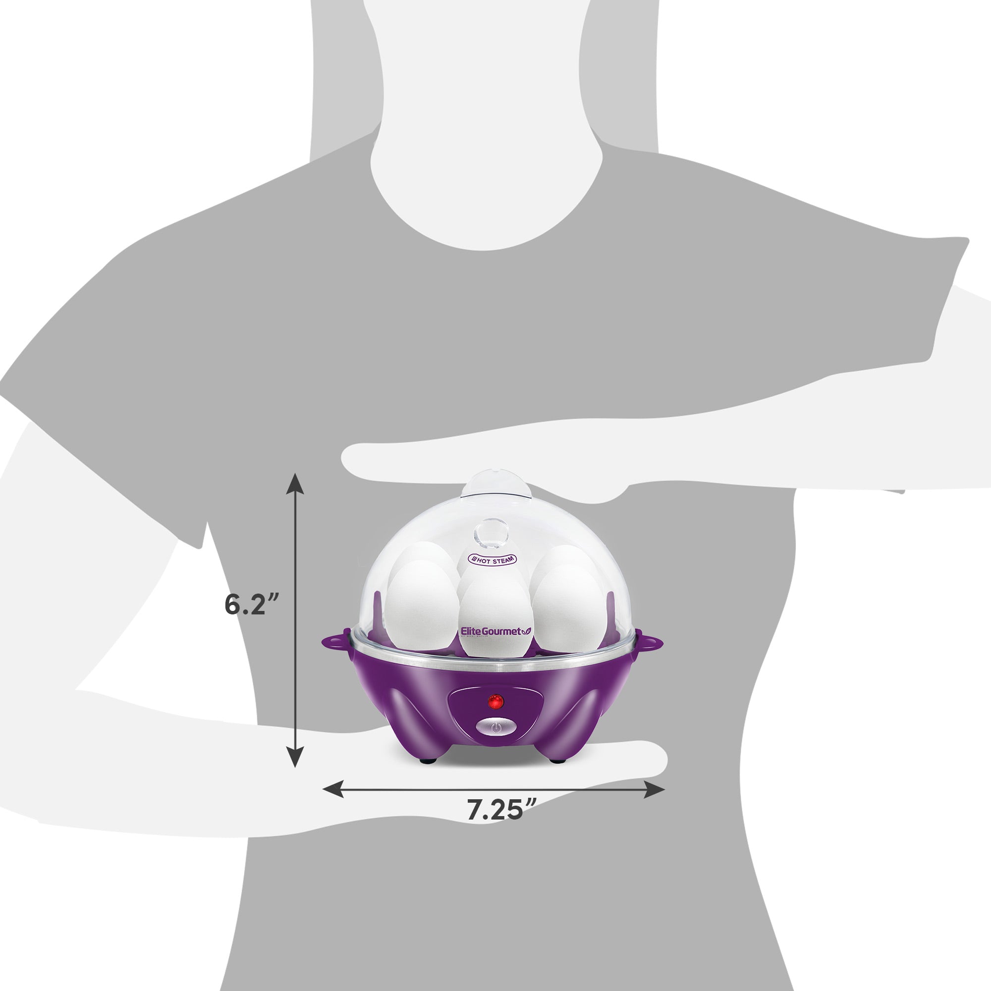 elite-gourmet-7-eier-eierkocher-elektrisch-lila-pochieren image 6