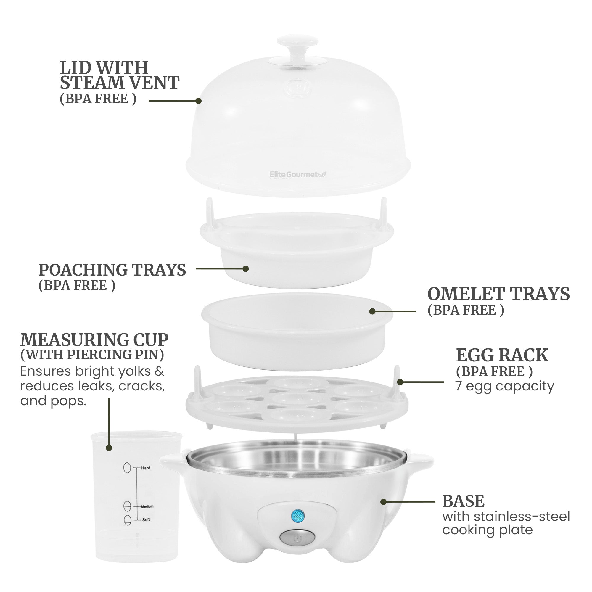 elite-gourmet-egg-cookers-7-egg-electric-cooker-eierkocher-7-eier-weich-hart image 6